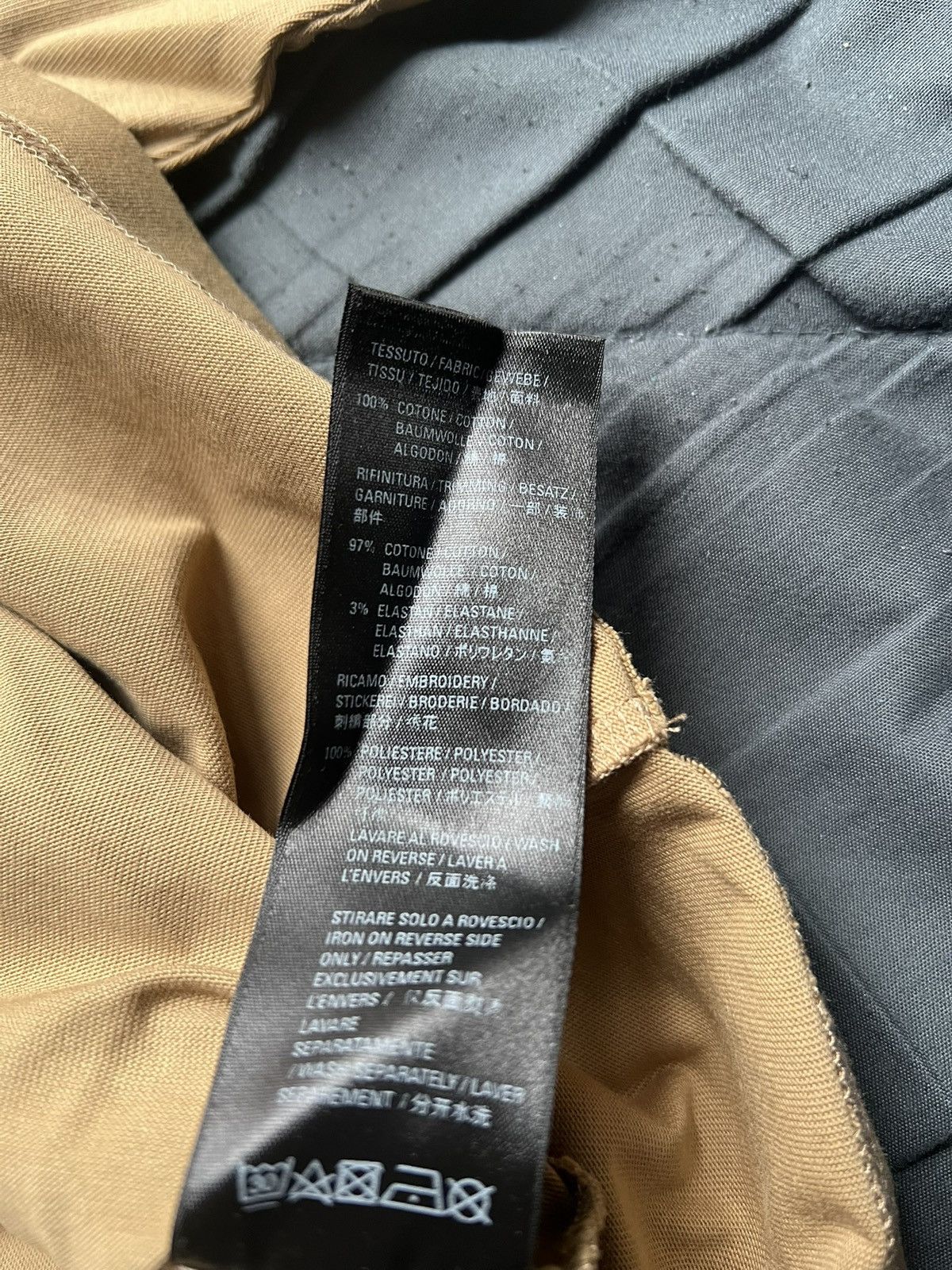 Balenciaga Balenciage T shirt - Maroon/Beige Size US M / EU 48-50 / 2 - 7 Thumbnail