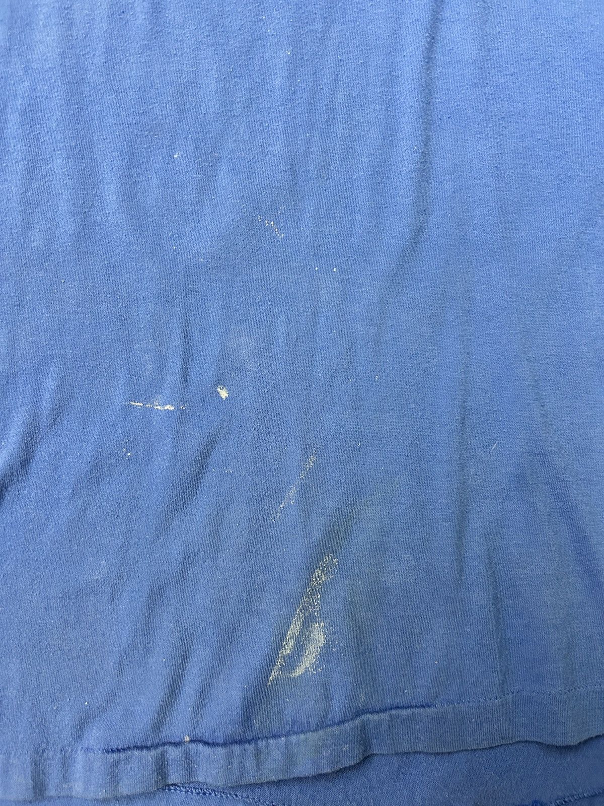 Vintage 70s Auto Shop Tee Large Blue Hanes Beefy Quik Shop Size US L / EU 52-54 / 3 - 8 Thumbnail