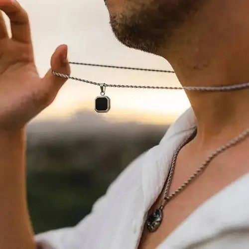 VIBE Men's chain with pendant Size ONE SIZE - 3 Thumbnail
