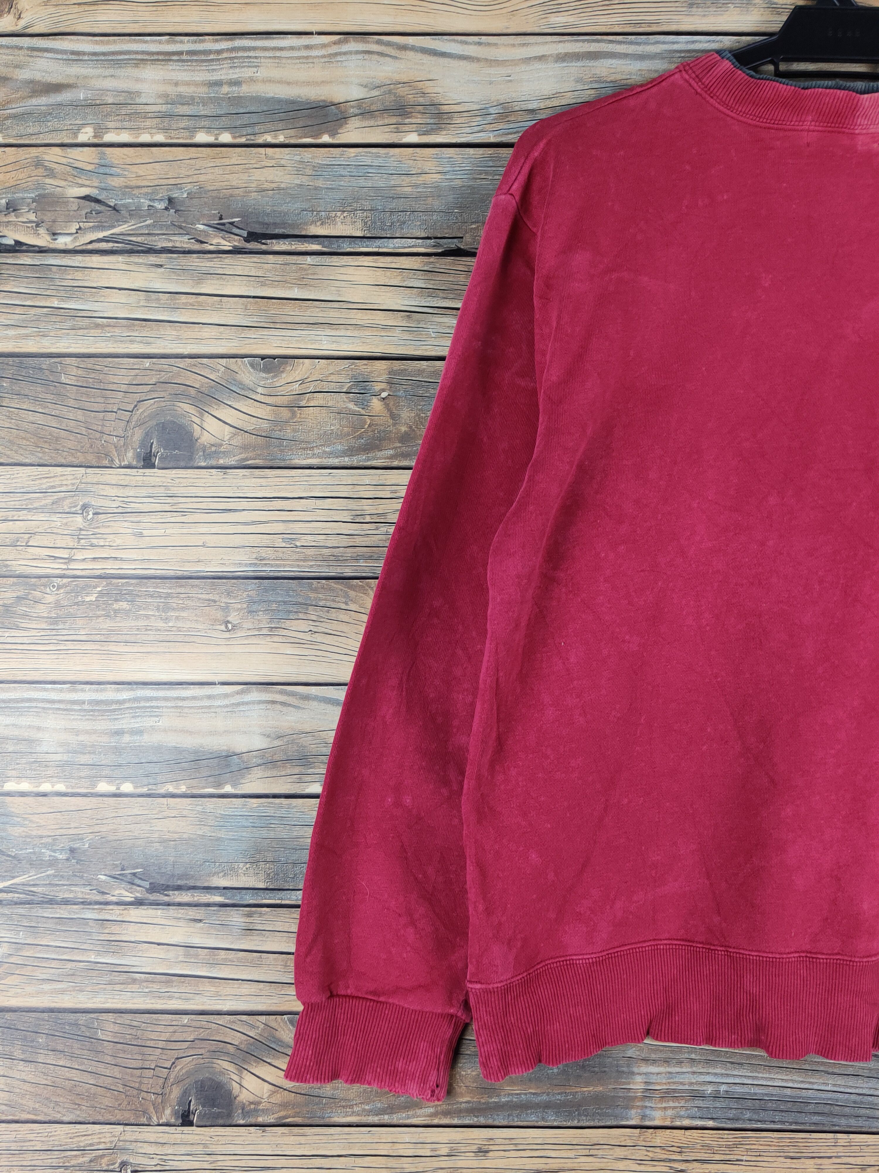 Japanese Brand × Kangol × Vintage Kangol Red Faded vintage Sweatshirts #W1931 Size US M / EU 48-50 / 2 - 11 Thumbnail
