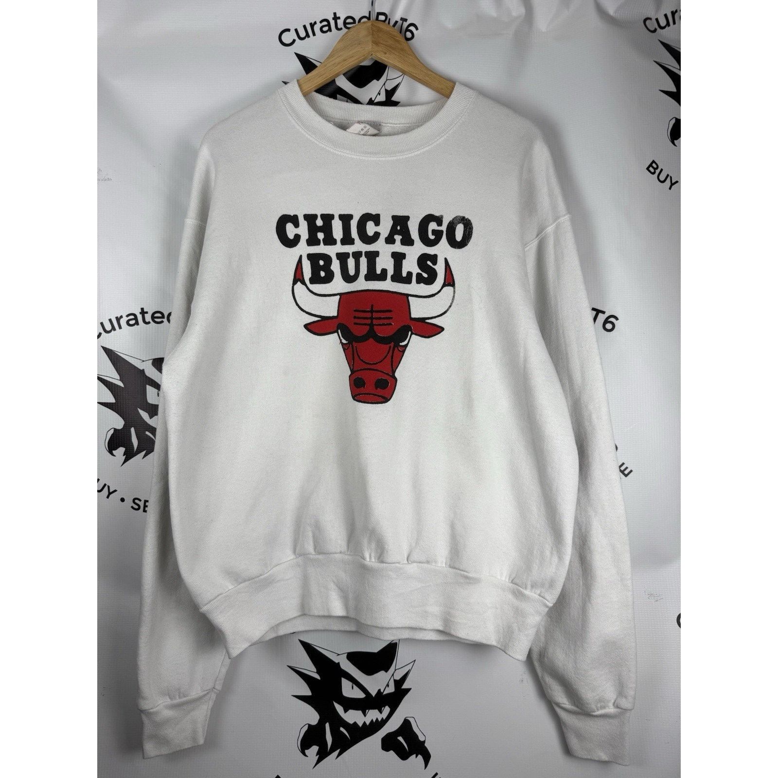 Fruit Of The Loom Vintage Chicago Bulls Crewneck Sweatshirt XL Fruit Size US XL / EU 56 / 4 - 1 Thumbnail