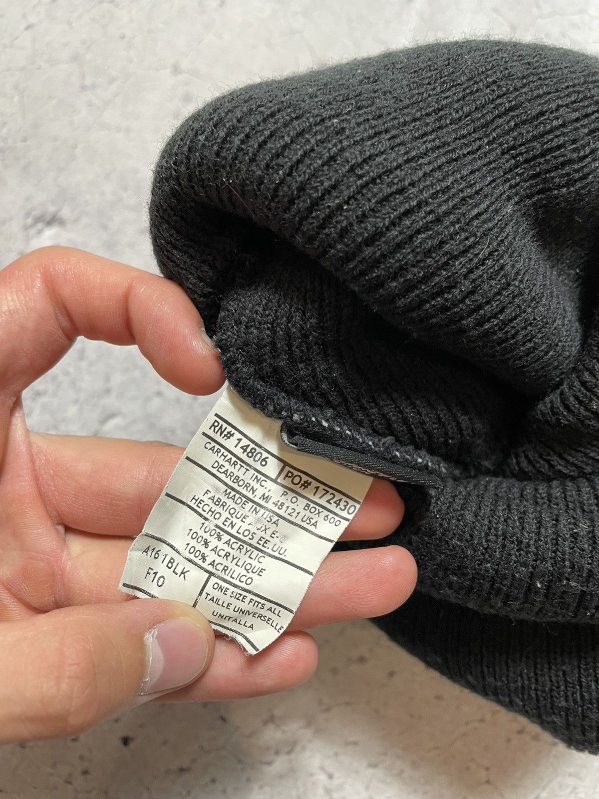 Carhartt Vintage Balaclava Hat Ski Mask Carhartt Made In USA Y2K Size ONE SIZE - 6 Thumbnail