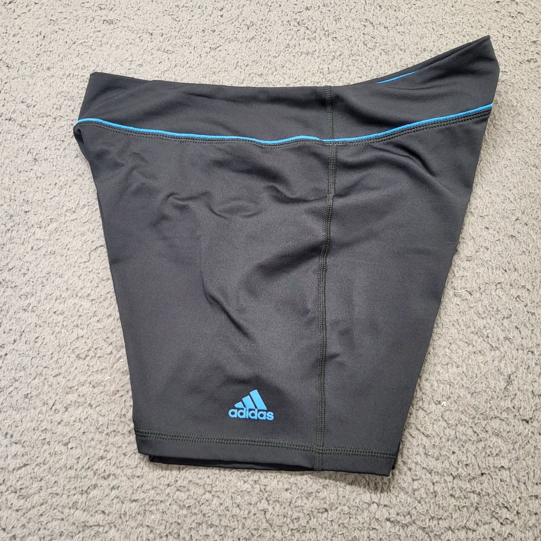 Adidas ADIDAS Shorts Women L Gray Stretch Waist Mid Rise Compression Workout 094 Size 36" / US 14 / IT 50 - 3 Thumbnail