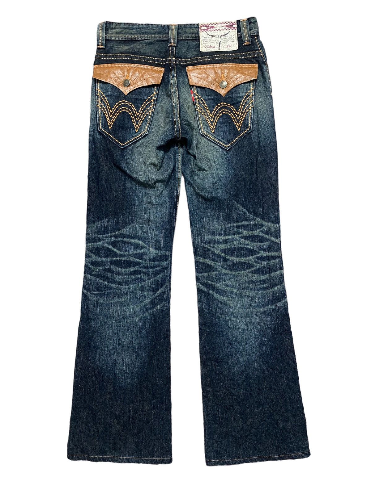 Kapital Flare Jeans Clawmark Edwin Japan Denim Boot Cut Bell Bottom Size US 30 / EU 46 - 2 Thumbnail