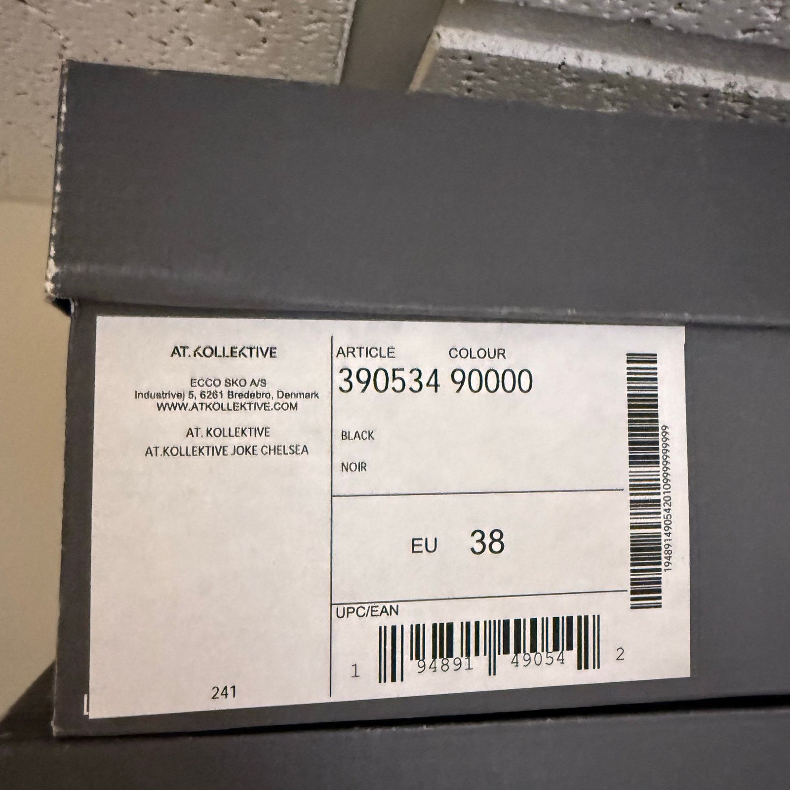 Ecco ECCO.KOLLECTIVE MEN'S EU 38 JOKE CHELSEA MADE IN PORTUGAL Size US 5.5 / EU 38 - 9 Thumbnail