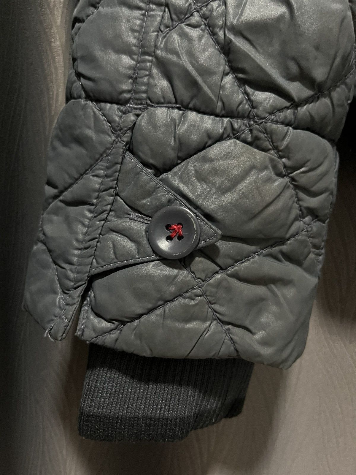 Tommy Hilfiger Hilfiger Denim Diamond Quilted Sweater Jacket Size S / US 4 / IT 40 - 5 Thumbnail