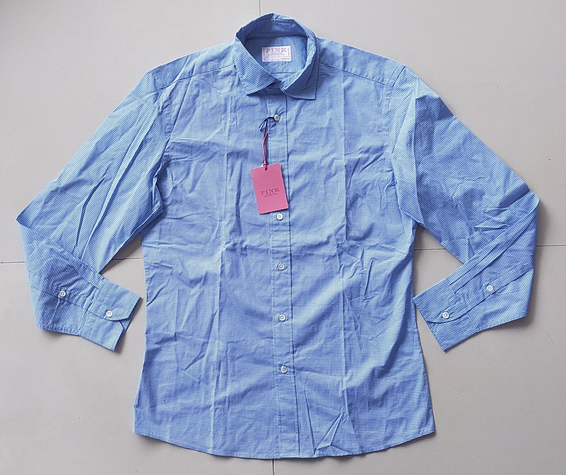 Thomas Pink Thomas Pink Casual micro check Shirt Free Shipping T/0001 Size US S / EU 44-46 / 1 - 2 Thumbnail