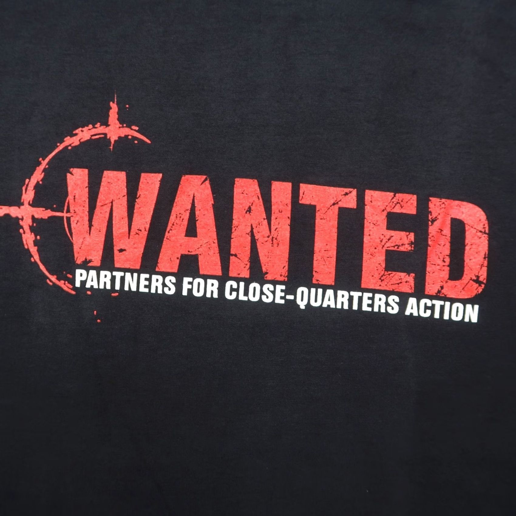 Fruit Of The Loom VINTAGE Tom Clancy Rainbow Six Wanted T-Shirt XL Black Mens Graphic Print 2000s Size US XL / EU 56 / 4 - 4 Thumbnail