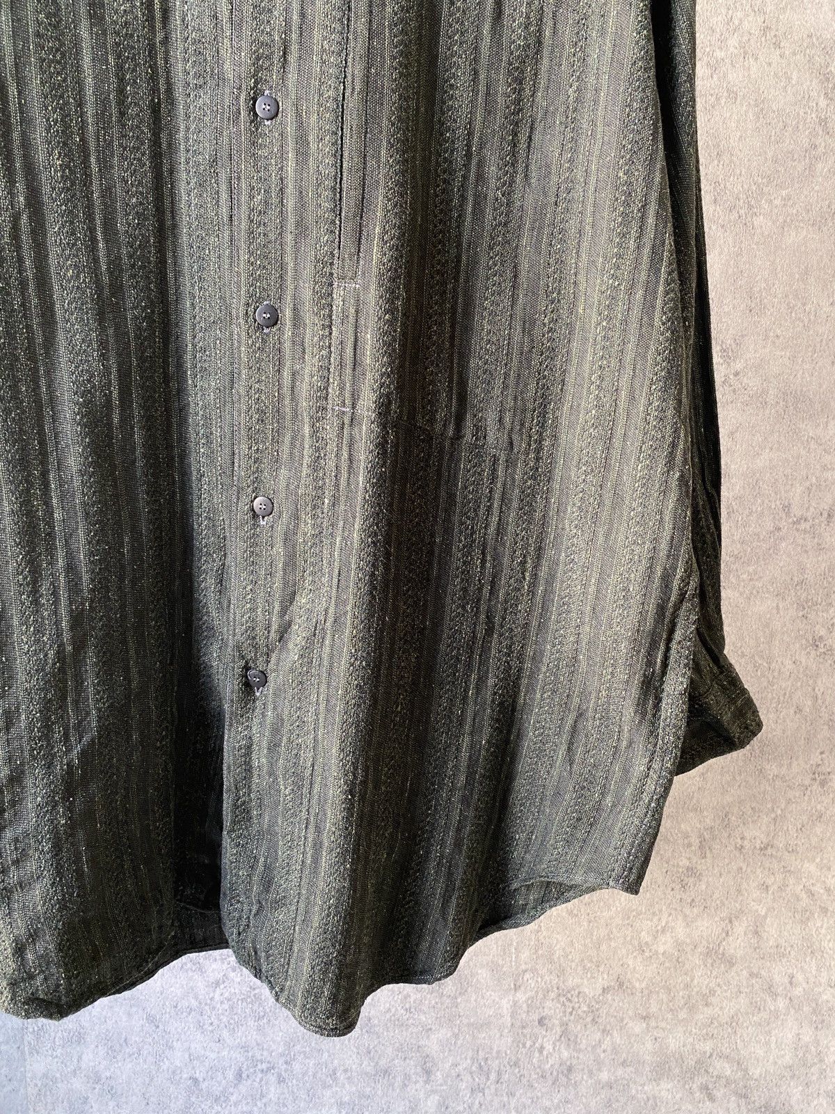 Issey Miyake 80’s Issey Miyake Hamilton Design Mandarin Collar Shirt Size US L / EU 52-54 / 3 - 5 Thumbnail