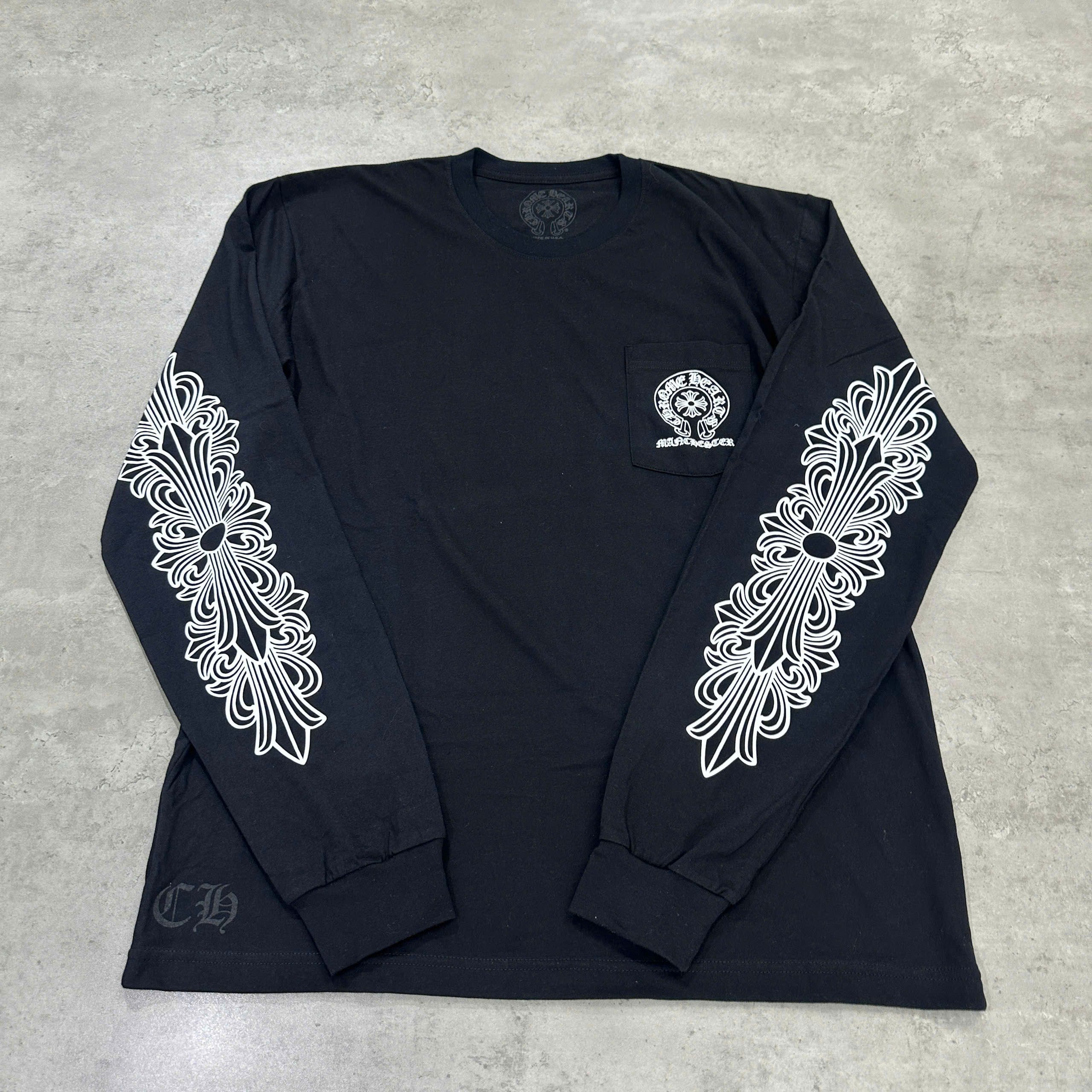 Chrome Hearts Chrome Hearts Manchester L/S t shirt black Size US XXL / EU 58 / 5 - 2 Thumbnail