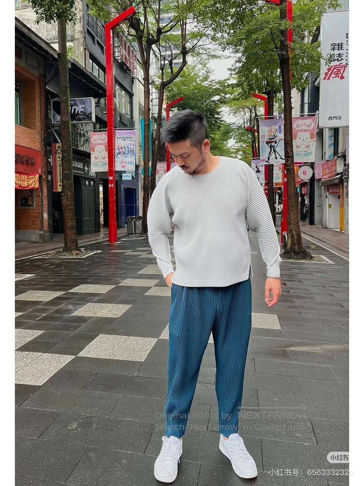 Homme Plisse Issey Miyake Issey Miyake Homme Plisse HP Long Sleeve T. Size US M / EU 48-50 / 2 - 8 Thumbnail