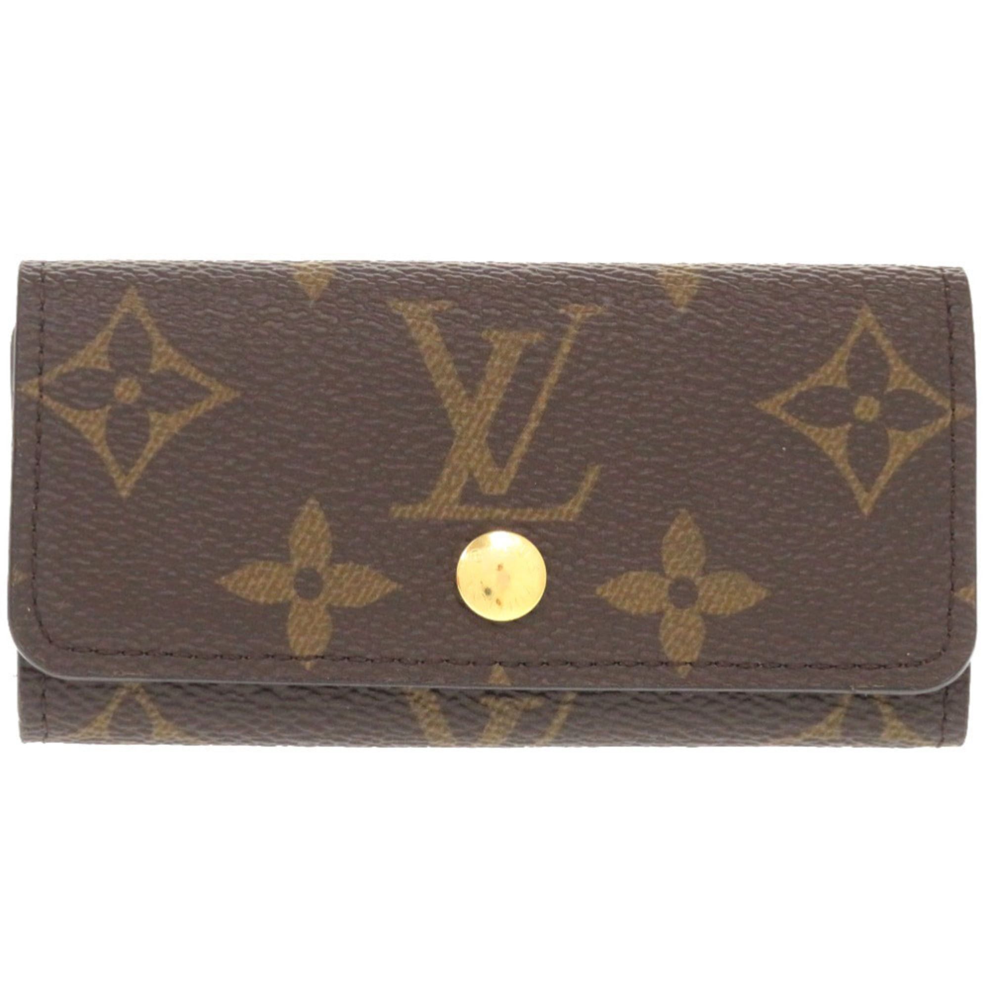 Excellent condition Louis Vuitton Multicle 4 Monogram M69517 4-ring key case LV 0888