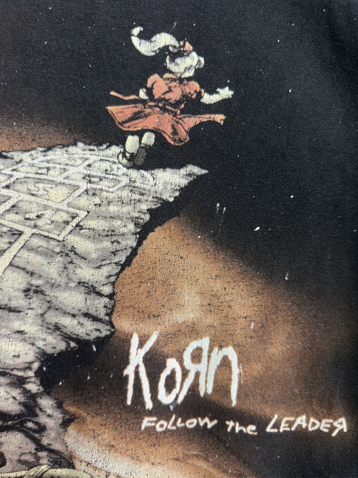 Band Tees Korn Follow the Leader 1998 Vintage Blue Grape Shirt Size US XL / EU 56 / 4 - 4 Thumbnail