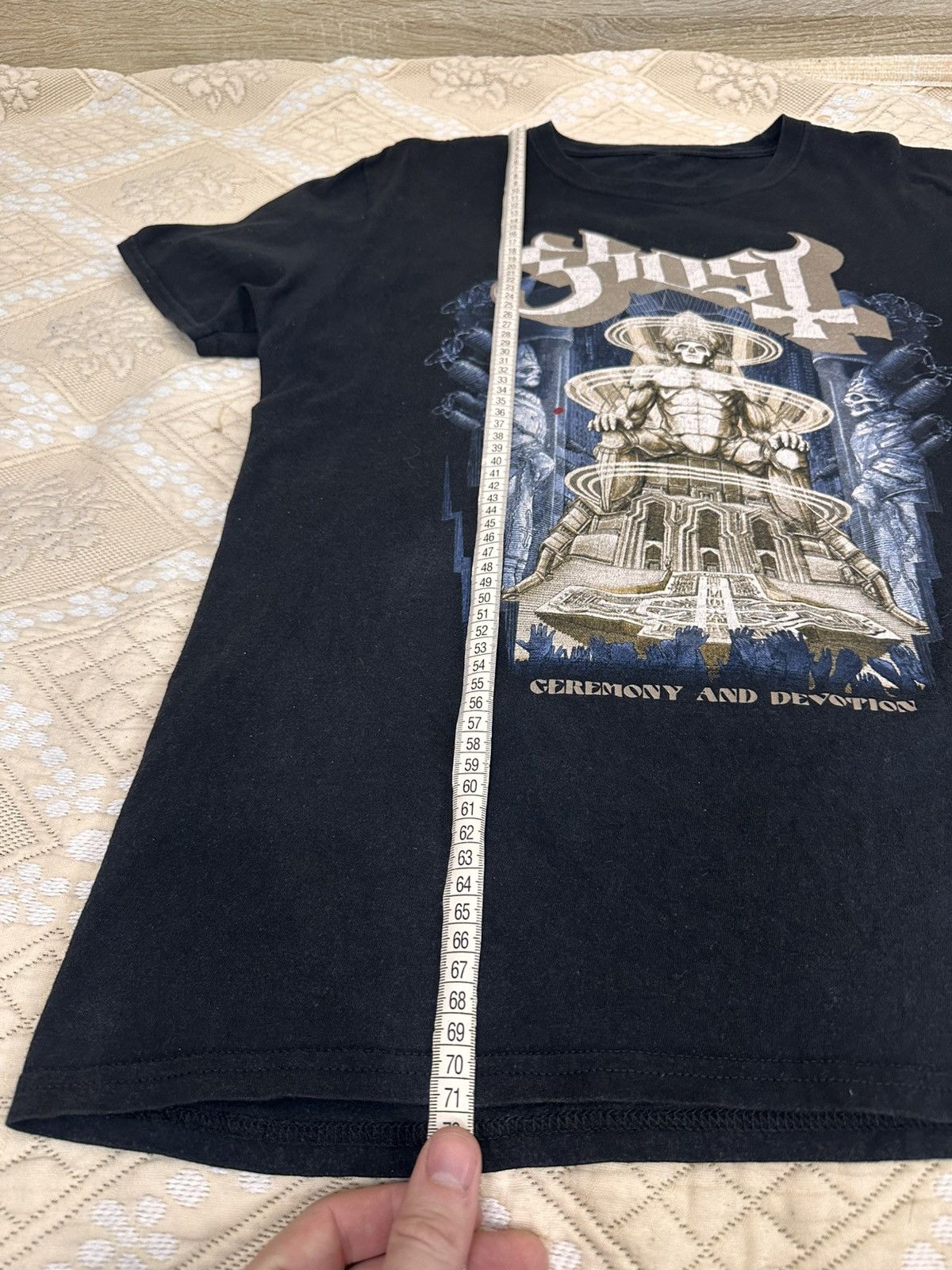Band Tees 🔥 Ghost Ceremony And Devotion Tour Rock Band T Shirt Punk Size US L / EU 52-54 / 3 - 12 Thumbnail