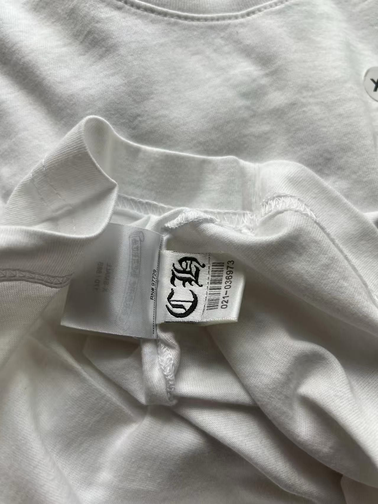Chrome Hearts Chrome Hearts Gradient Logo T-Shirt White Size XS / US 0-2 / IT 36-38 - 6 Thumbnail