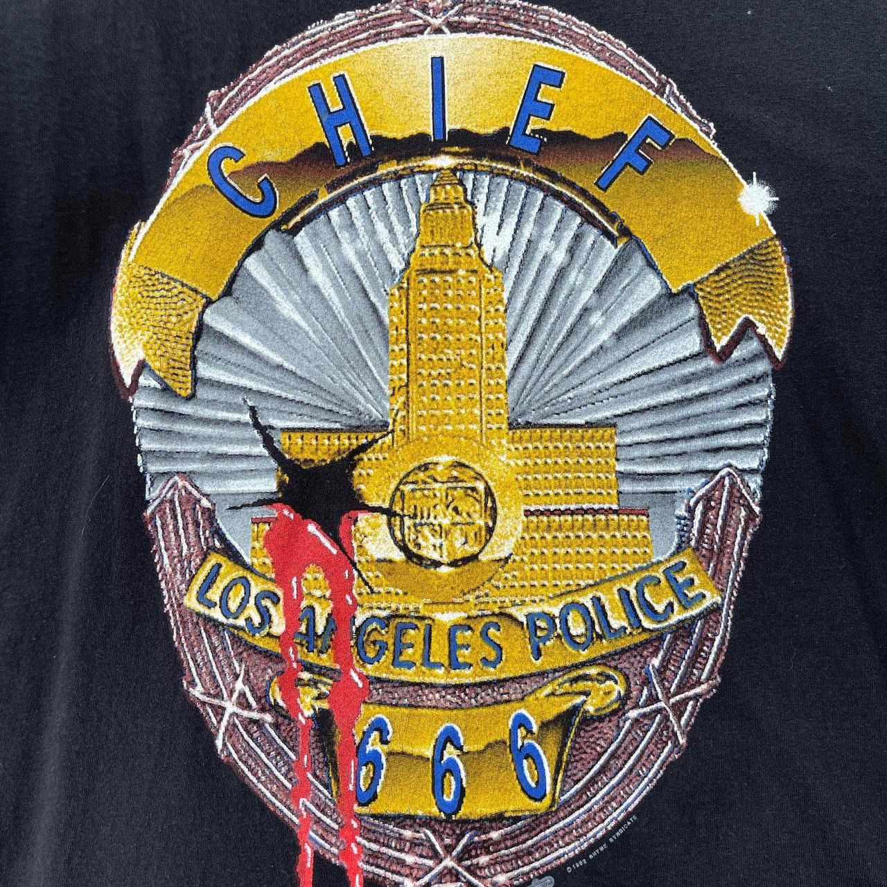 Vintage Vintage 90s Ice-T Cop Killer Body Count Controversial Tee Size US XL / EU 56 / 4 - 2 Thumbnail