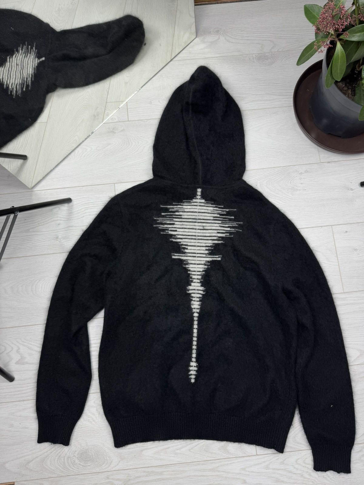 Japanese Brand Forcerepublik Black Wool Hoodie Oversized Size US XXL / EU 58 / 5 - 1 Thumbnail