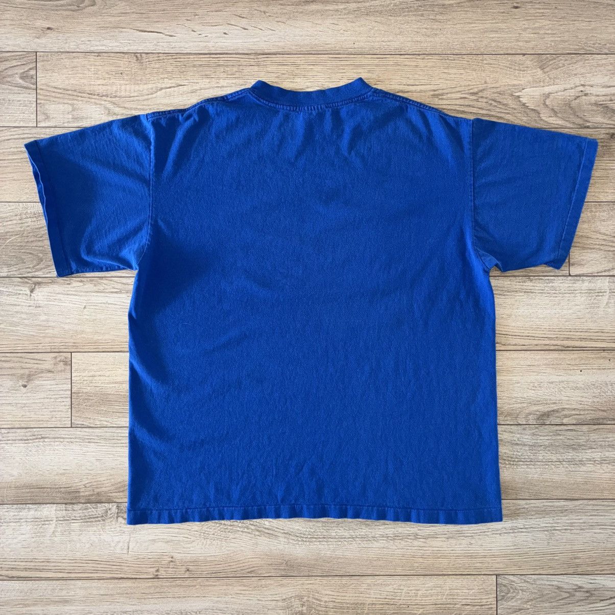 Hanes 90s Louisiana Yard Dog blue fideaux tee shirt Size US L / EU 52-54 / 3 - 4 Thumbnail