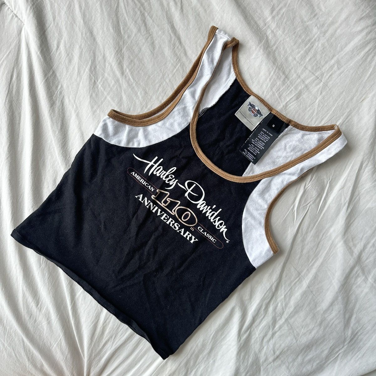 Harley Davidson Harley Davidson 110th Anniversary Tank Top Hype Rare Y2k Size S / US 4 / IT 40 - 3 Thumbnail