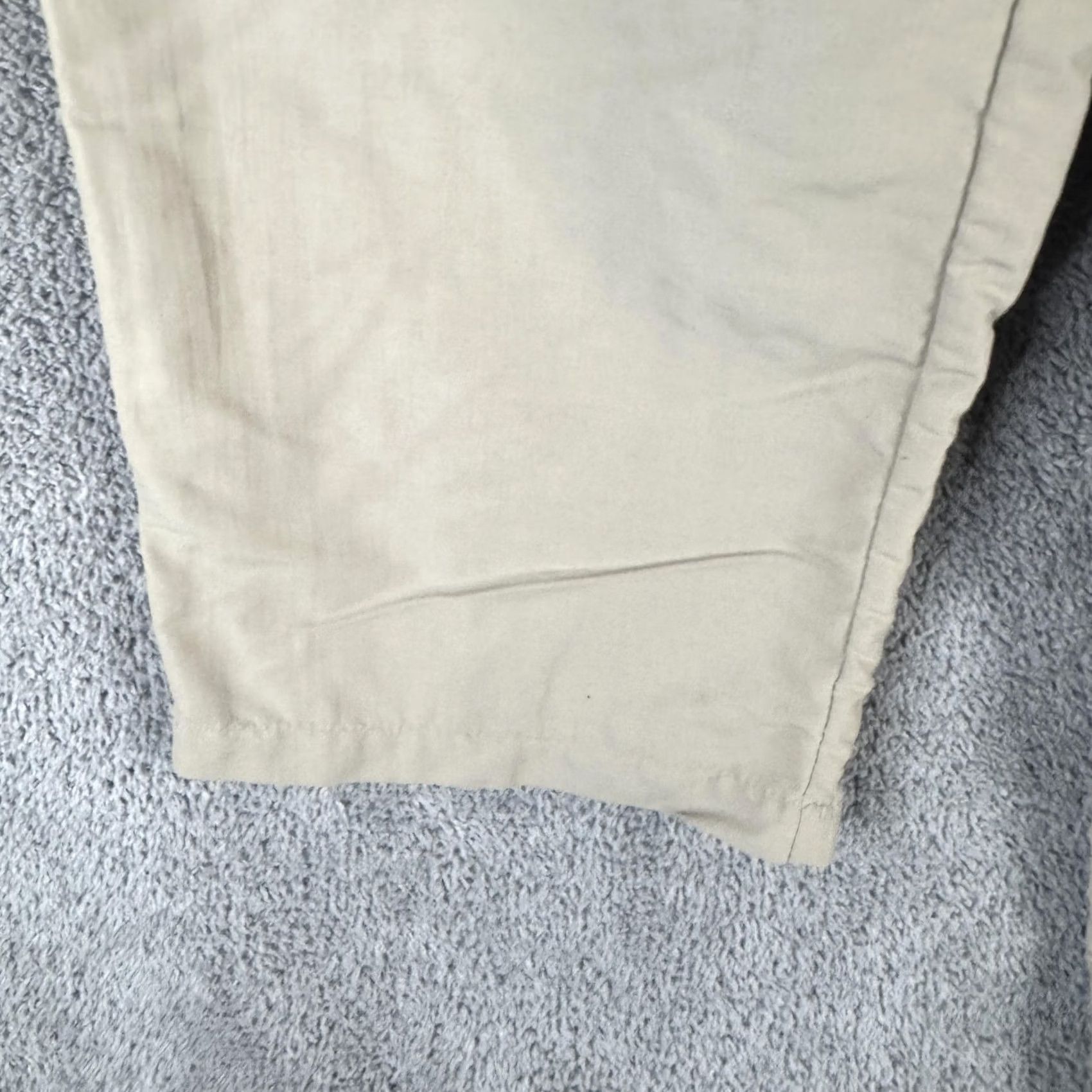 Vintage L.L. Bean Cargo Pants Mens Large Beige Nylon Elastic Waist Relaxed Fit Hiking Size US 33 - 4 Thumbnail