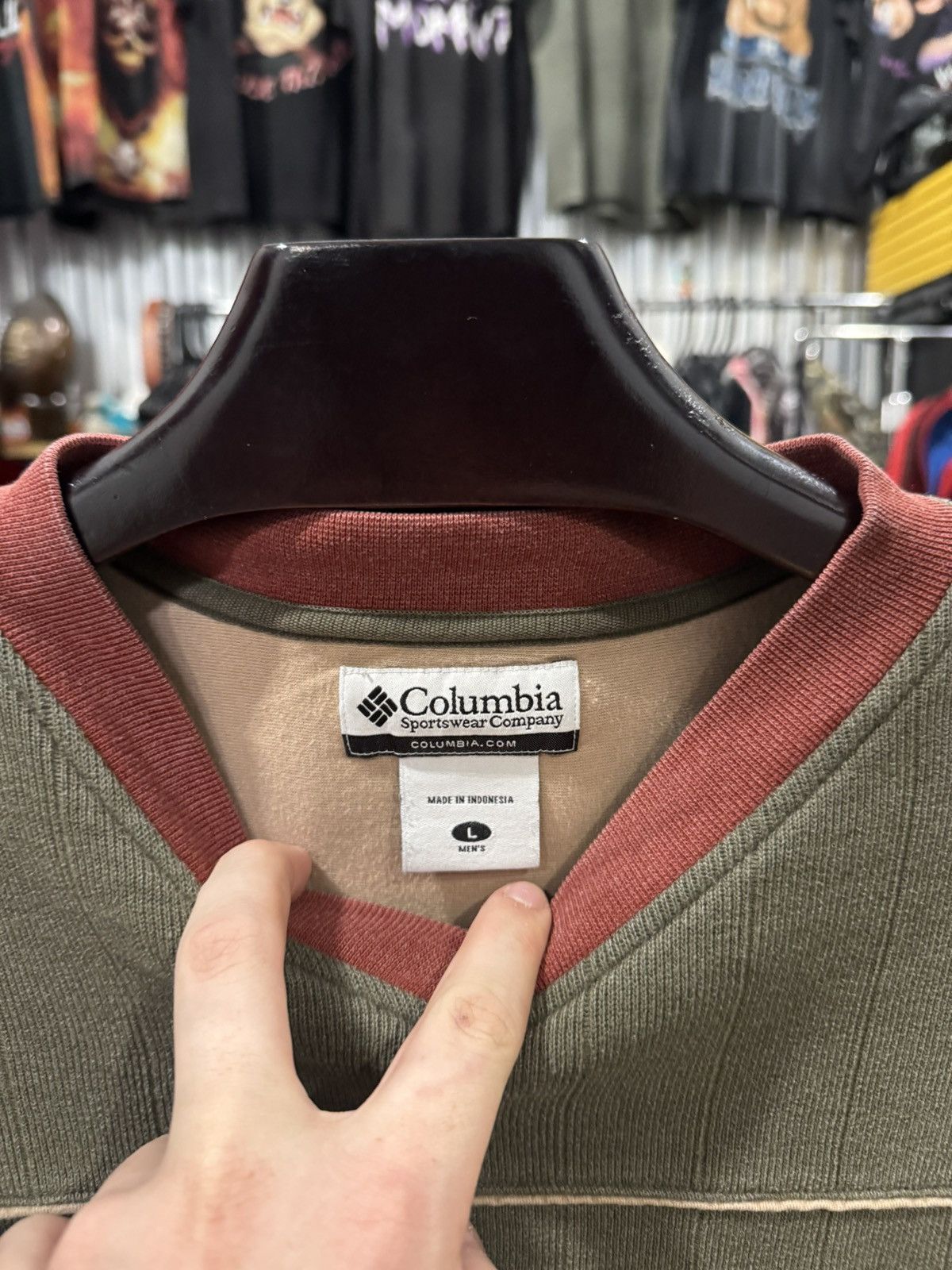 Columbia × Vintage 90s Vintage Columbia Sweater L Size US L / EU 52-54 / 3 - 2 Thumbnail