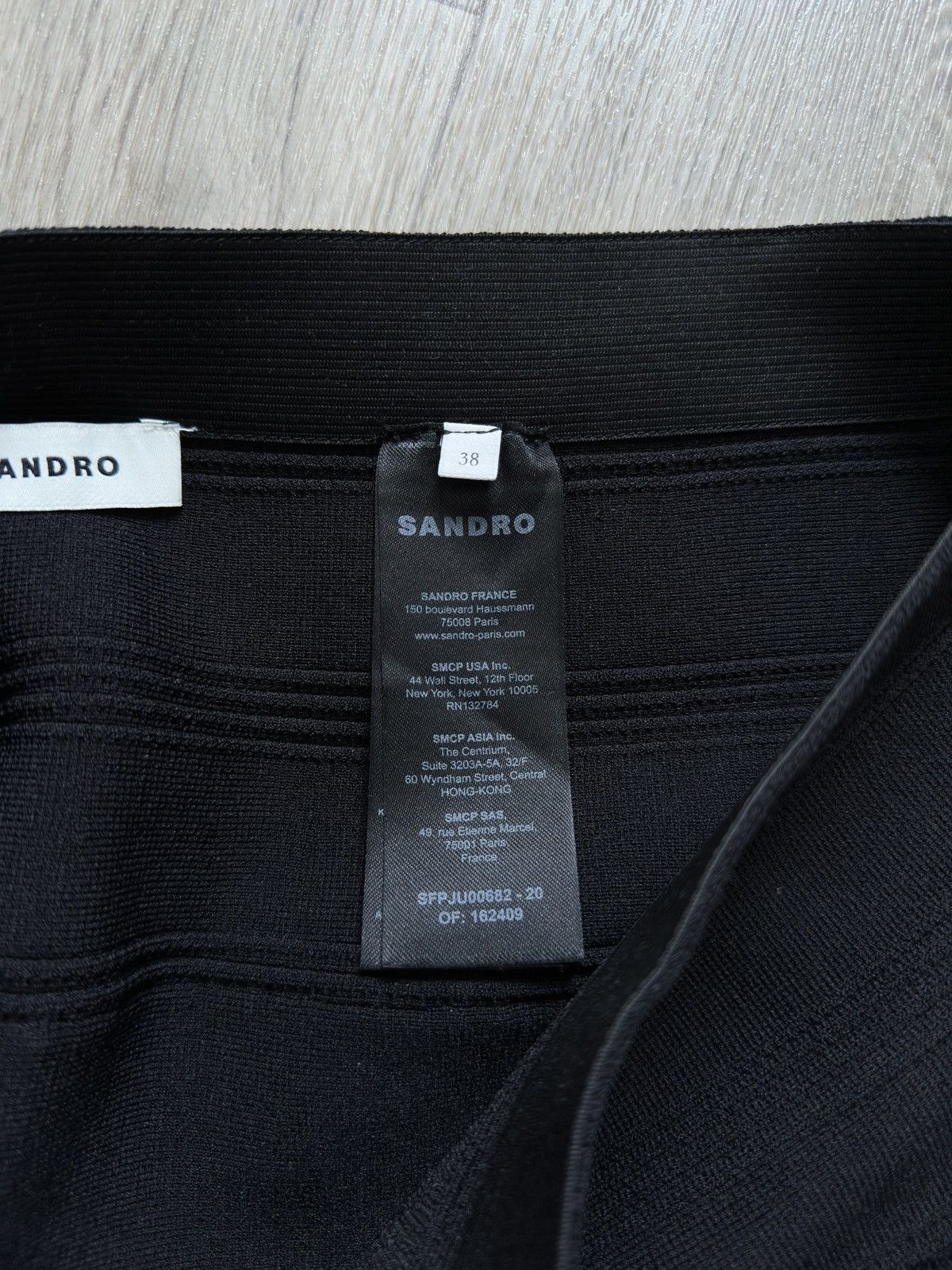 Sandro 🫧SANDRO TIERED RIBBED-KNIT Mini Skirt Size 26" / US 2 / IT 38 - 13 Thumbnail