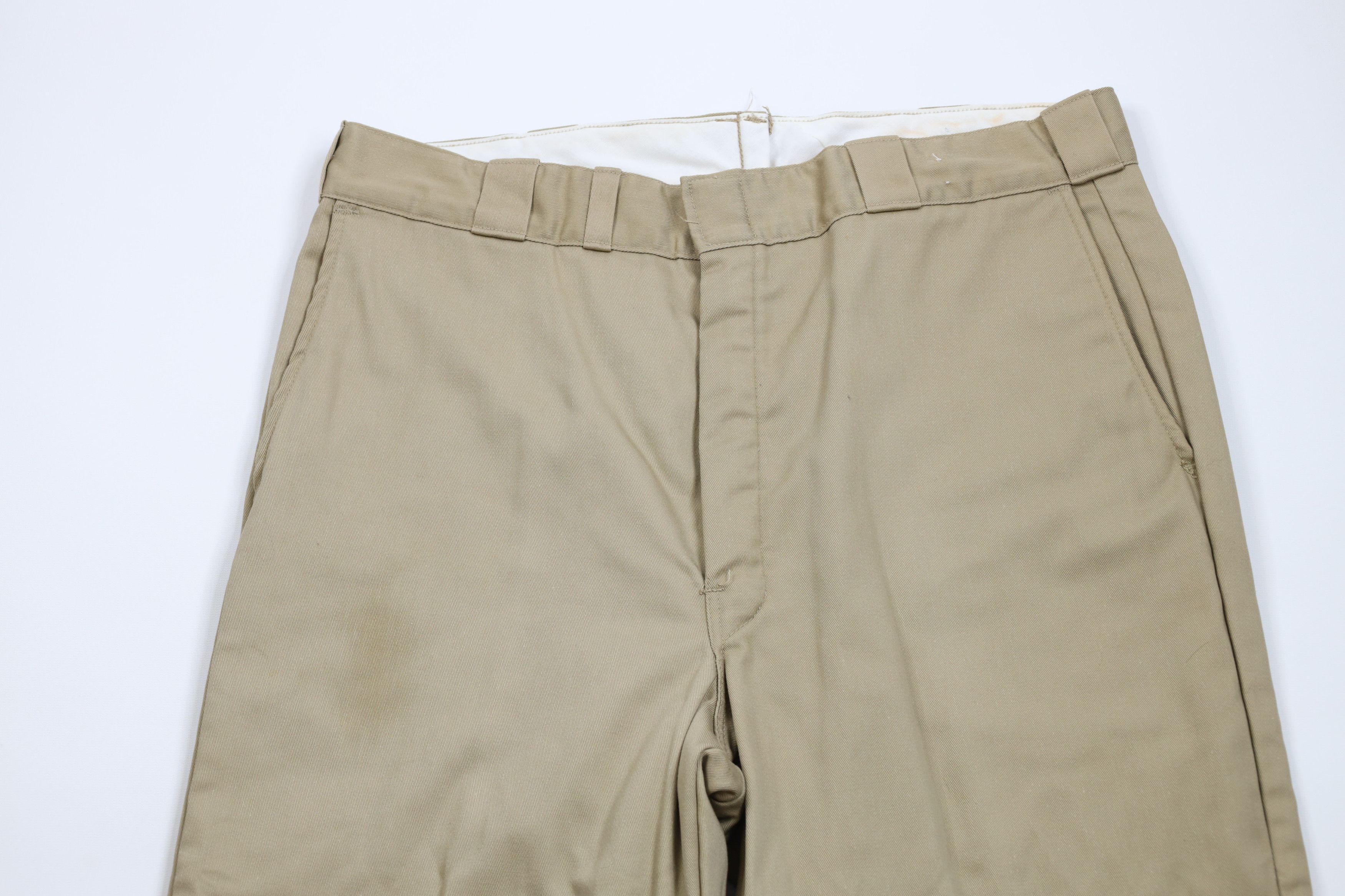 L.L. Bean × Vintage Vintage 70s LL Bean Lined Wide Leg Work Pants Beige USA Size US 36 / EU 52 - 3 Thumbnail