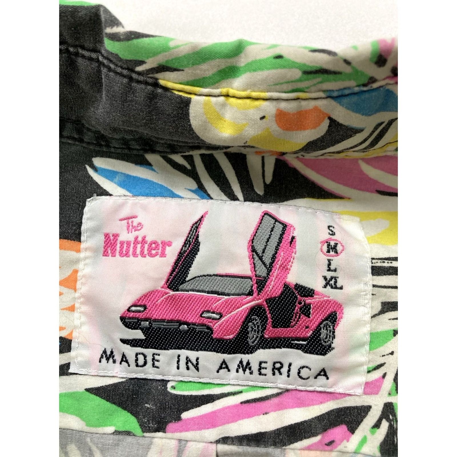 Vintage VINTAGE The Nutter Palm Trees Print Popover Shirt Men Medium Short Sleeve 90s Size US M / EU 48-50 / 2 - 7 Thumbnail