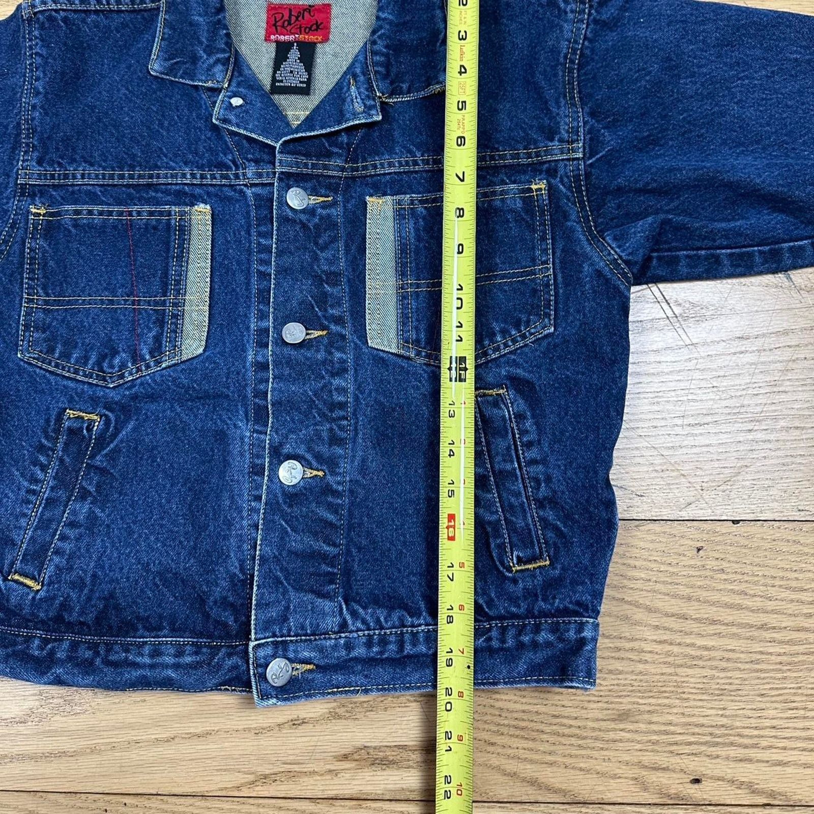 Vintage Vintage womens cropped denim jacket Size S / US 4 / IT 40 - 5 Thumbnail