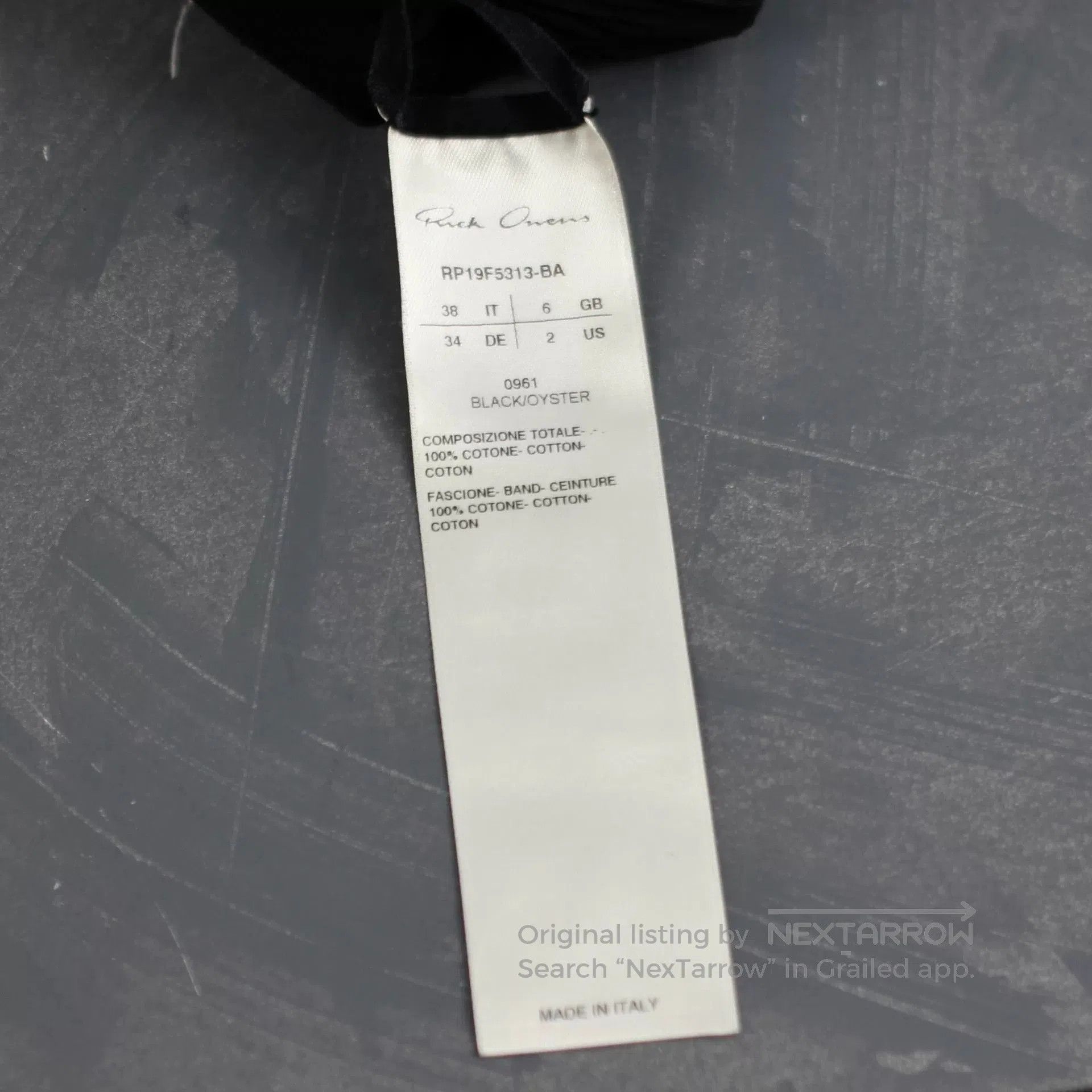 Rick Owens Rick Owens Main Line White Stripe Pants. Size 37" - 5 Thumbnail