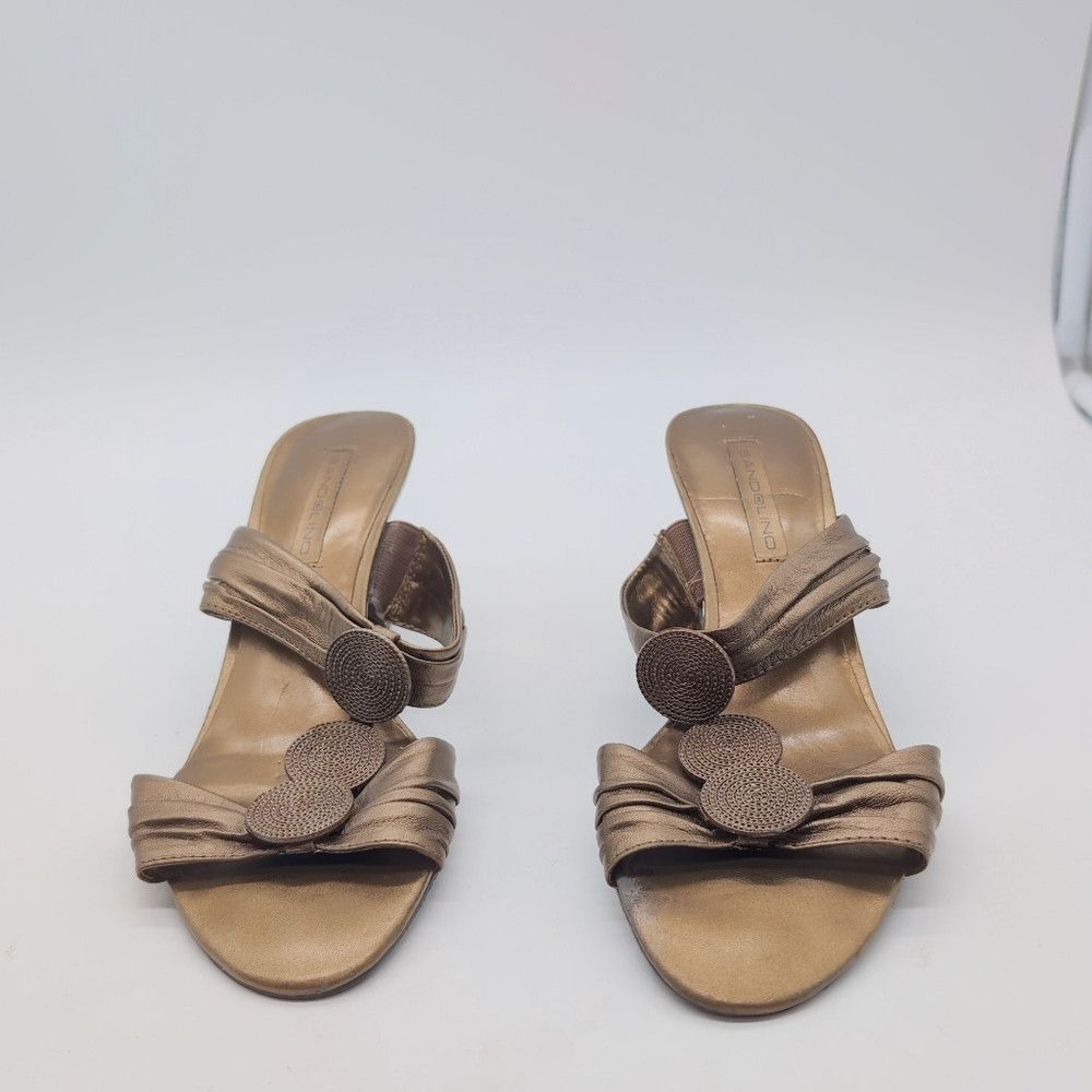 Other Bandolino Judith Gold Sz 7.5 Women's Heels Size US 7.5 / IT 37.5 - 2 Thumbnail