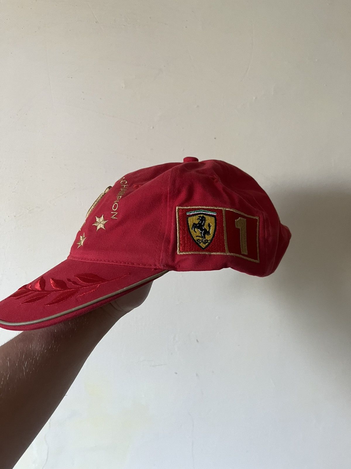 Ferrari Ferrari F1 Michael Schumacher World Champion Cap – 2002 Edit Size ONE SIZE - 3 Thumbnail
