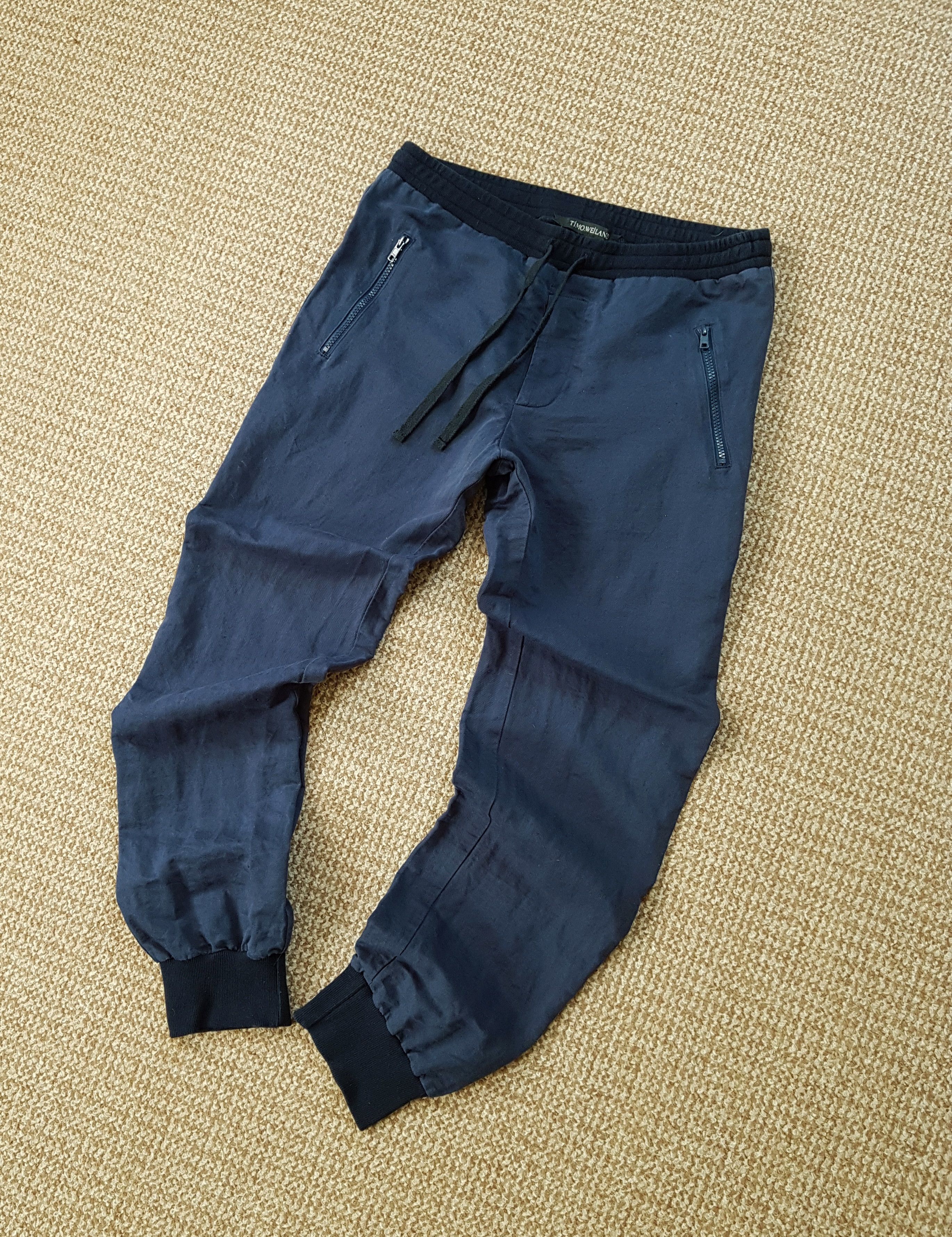 Timo Weiland Timo Weiland Linen Cotton Jogger Pants Drawstring Tapered Size US 34 / EU 50 - 1 Thumbnail