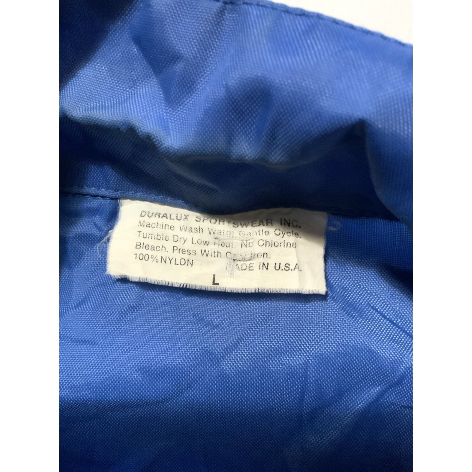 Vintage VINTAGE Duralux Windbreaker 1989 Empire State Games Ithaca New York State Parks NY Blue L Mens/Adults Jackets? Size US L / EU 52-54 / 3 - 6 Thumbnail