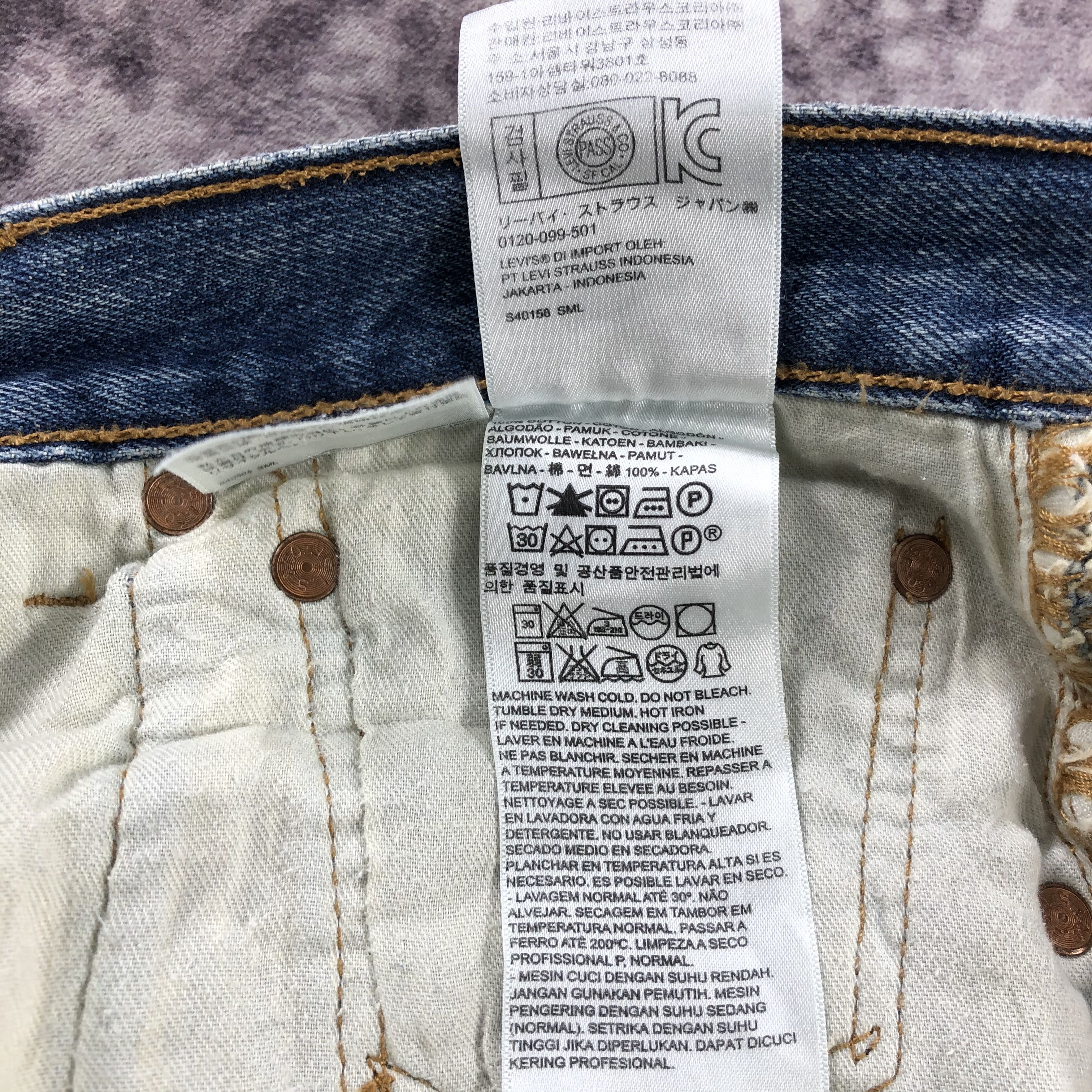 Levi's × Vintage Vintage Light Wash Levis 501 Jeans-JM2720 Size US 33 - 12 Thumbnail