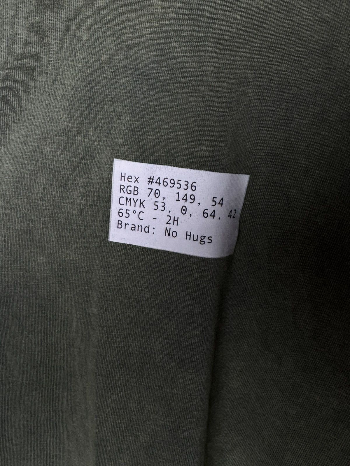 Other no hugs hex color shirt - green Size US M / EU 48-50 / 2 - 3 Thumbnail