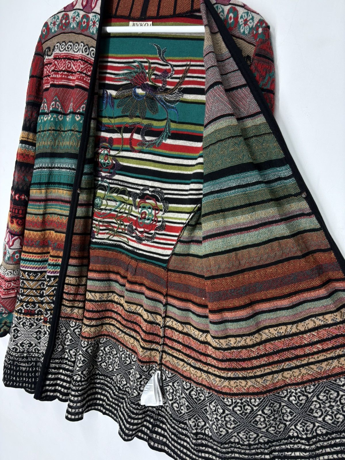 Other Ivko Floral Embroidery Avant Garde Luxury Cardigan Sweater Size S / US 4 / IT 40 - 14 Thumbnail