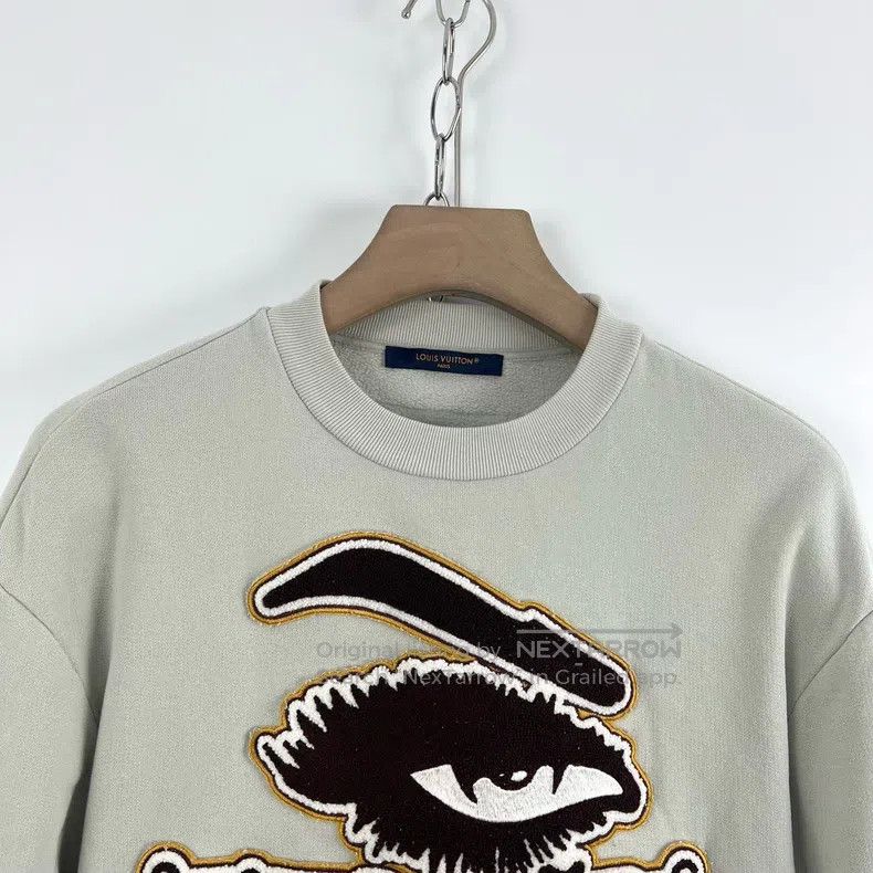 Louis Vuitton Louis Vuitton Spectacles Embroidered Crew Neck sweatshirt Size US XS / EU 42 / 0 - 3 Thumbnail
