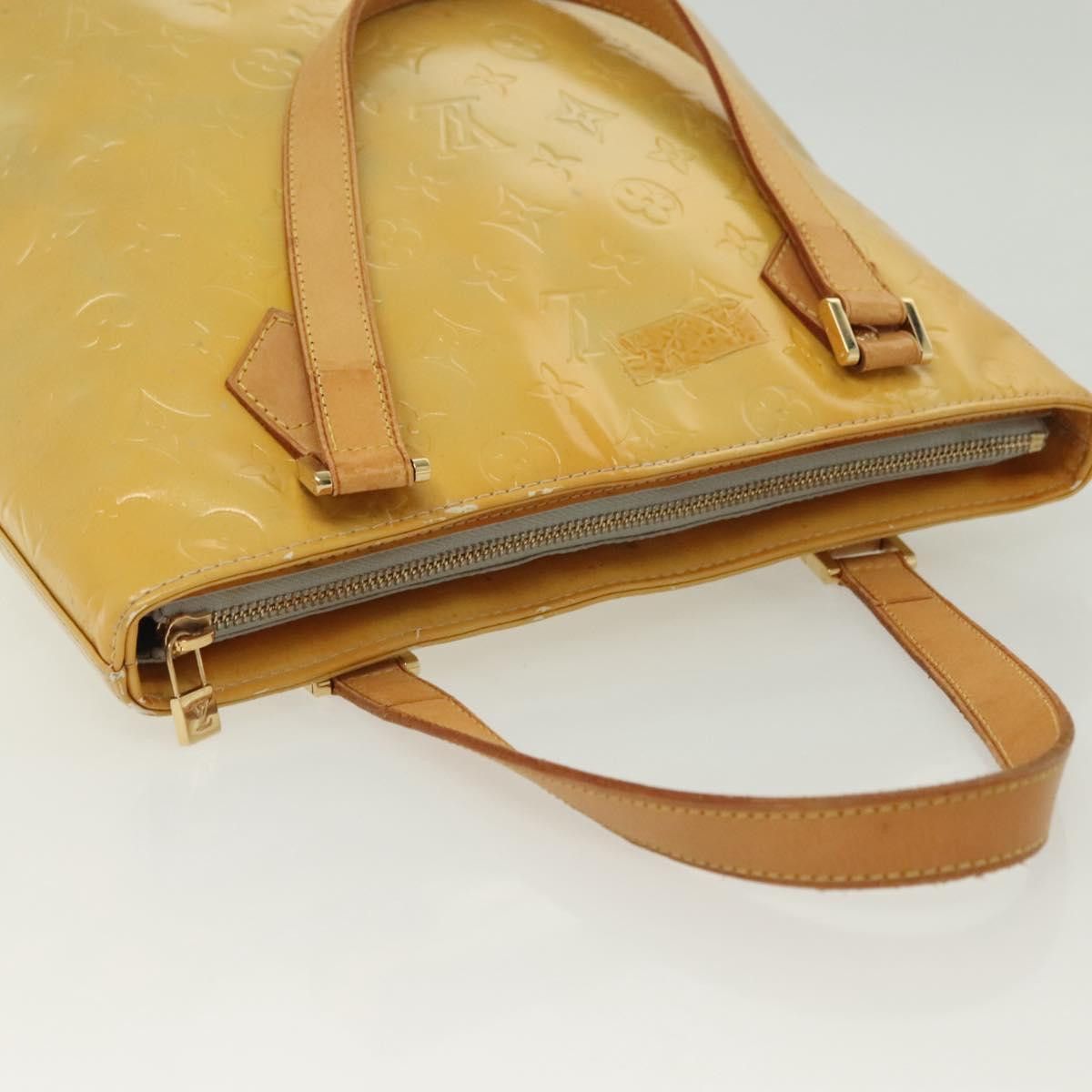 Louis Vuitton LOUIS VUITTON Monogram Vernis Houston Hand Bag Gris M91053 Size ONE SIZE - 7 Thumbnail