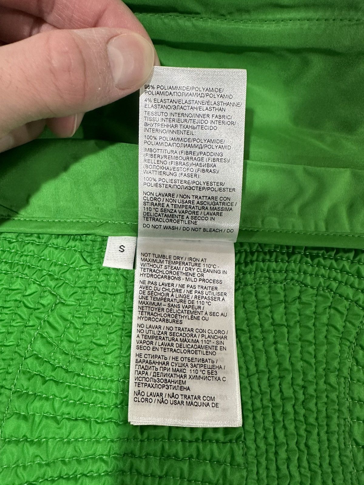 Bottega Veneta Bottega Veneta Green Inrecciato Padded Shell Gilet Vest Size US S / EU 44-46 / 1 - 11 Thumbnail