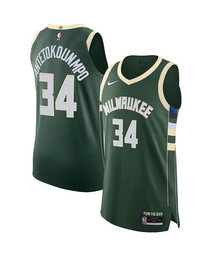Giannis Antetokounmpo Milwaukee Bucks Icon Authentic Jersey