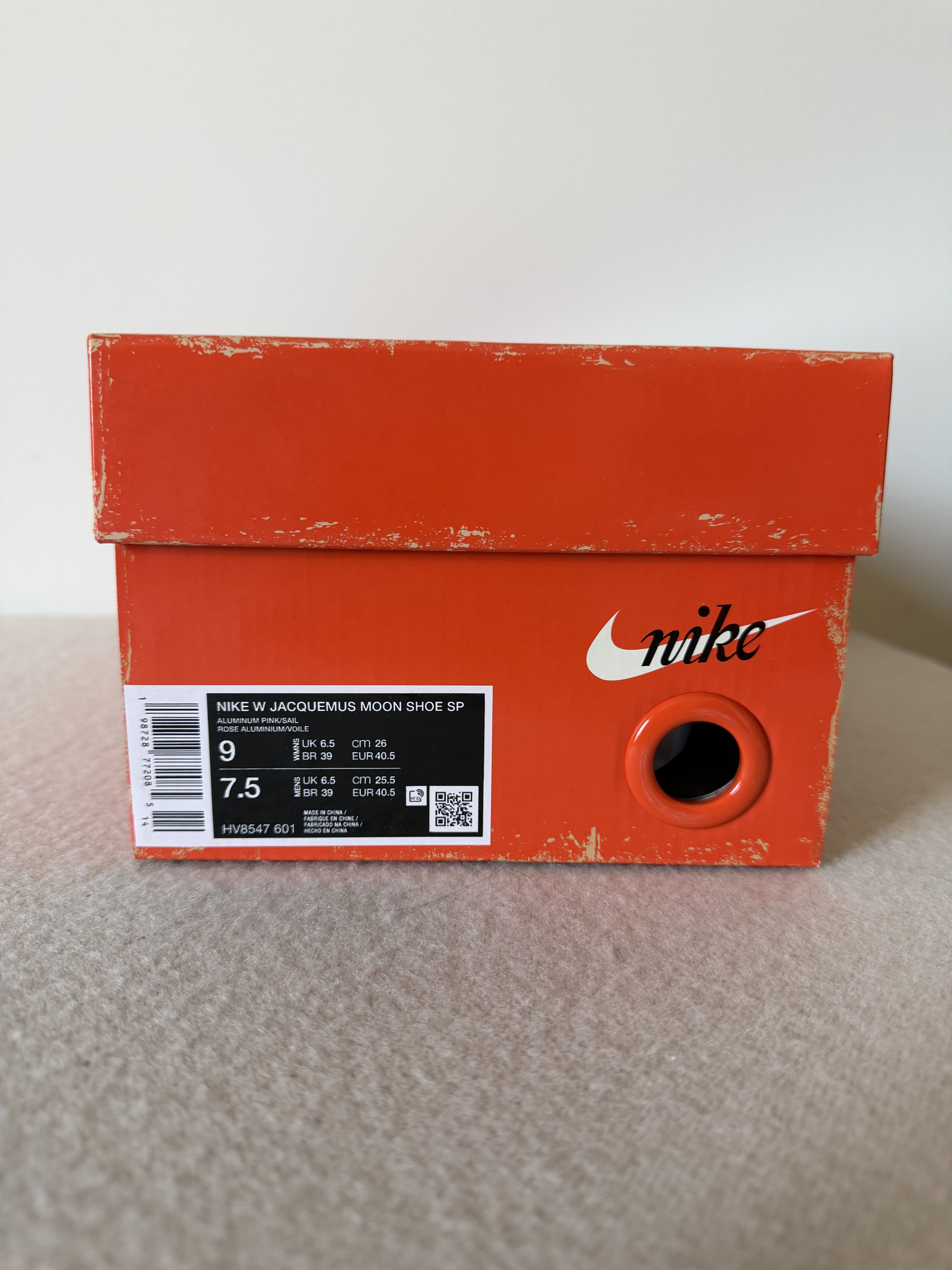 Jacquemus × Nike Jacquemus Nike Moon Shoe in Aluminum Pink Size US 7.5 / EU 40-41 - 8 Thumbnail