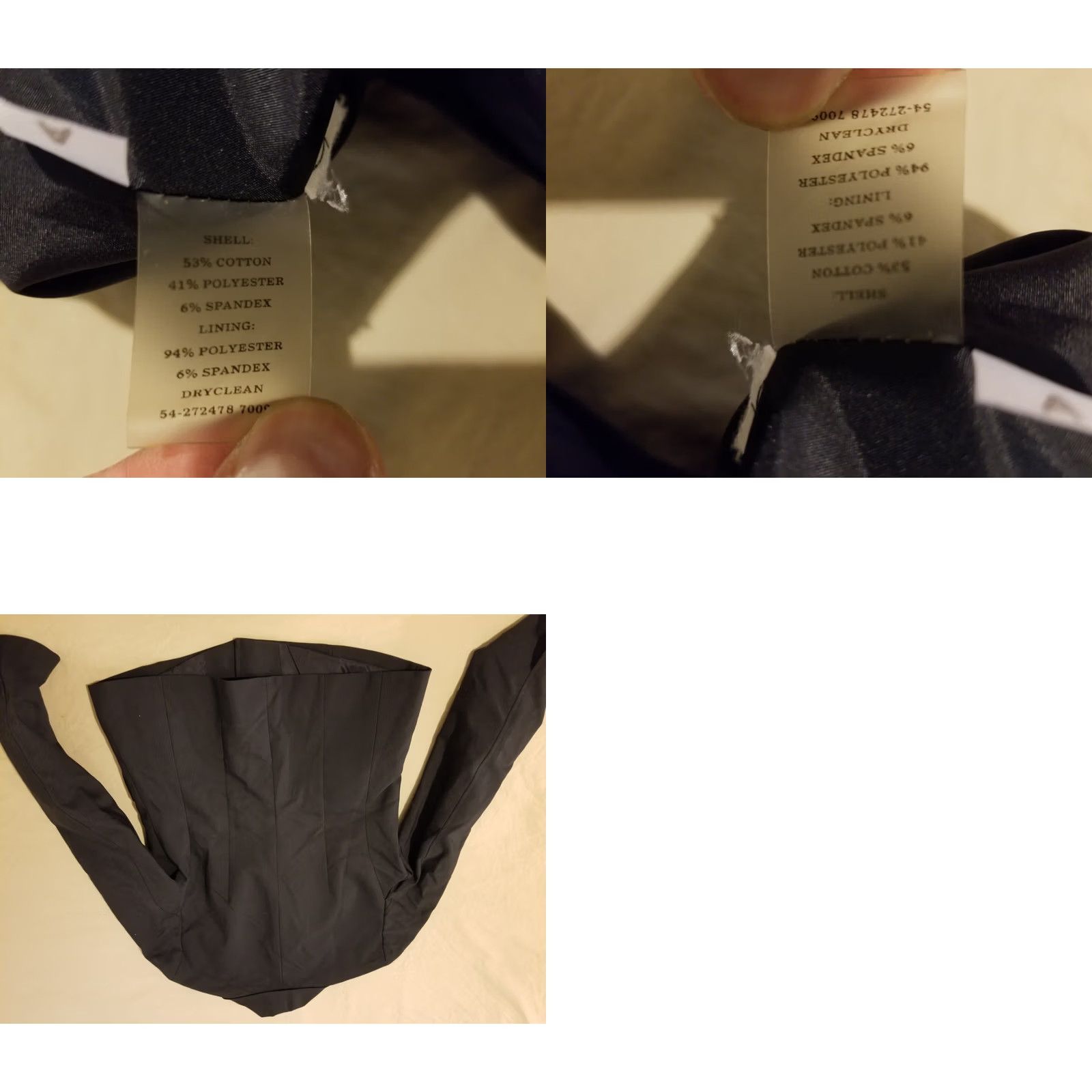 Ann Taylor Womens Ann Taylor Sports Jacket Blazer 4 Black Cotton Size S / US 4 / IT 40 - 8 Thumbnail