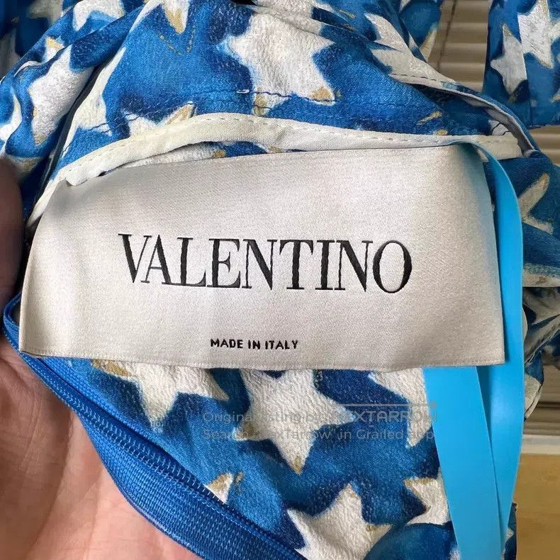 Valentino Valentino Main line blue mulberry silk jumpsuit Size S / US 4 / IT 40 - 5 Thumbnail
