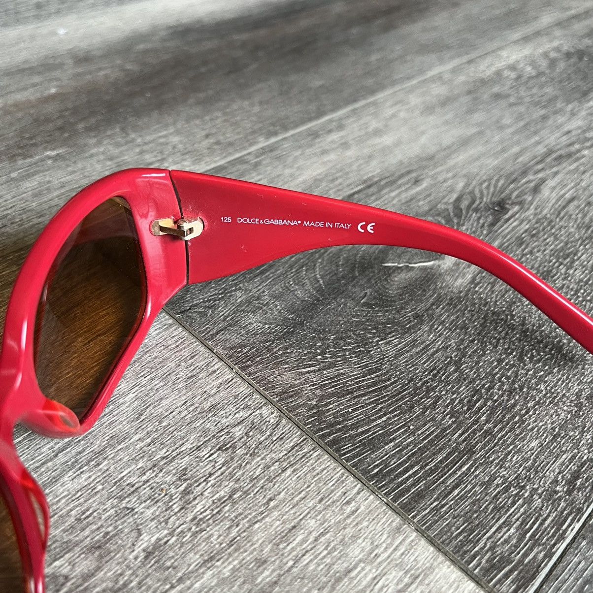 Dolce & Gabanna DG888S 54□18 Red Sunglasses Ladies Vintage