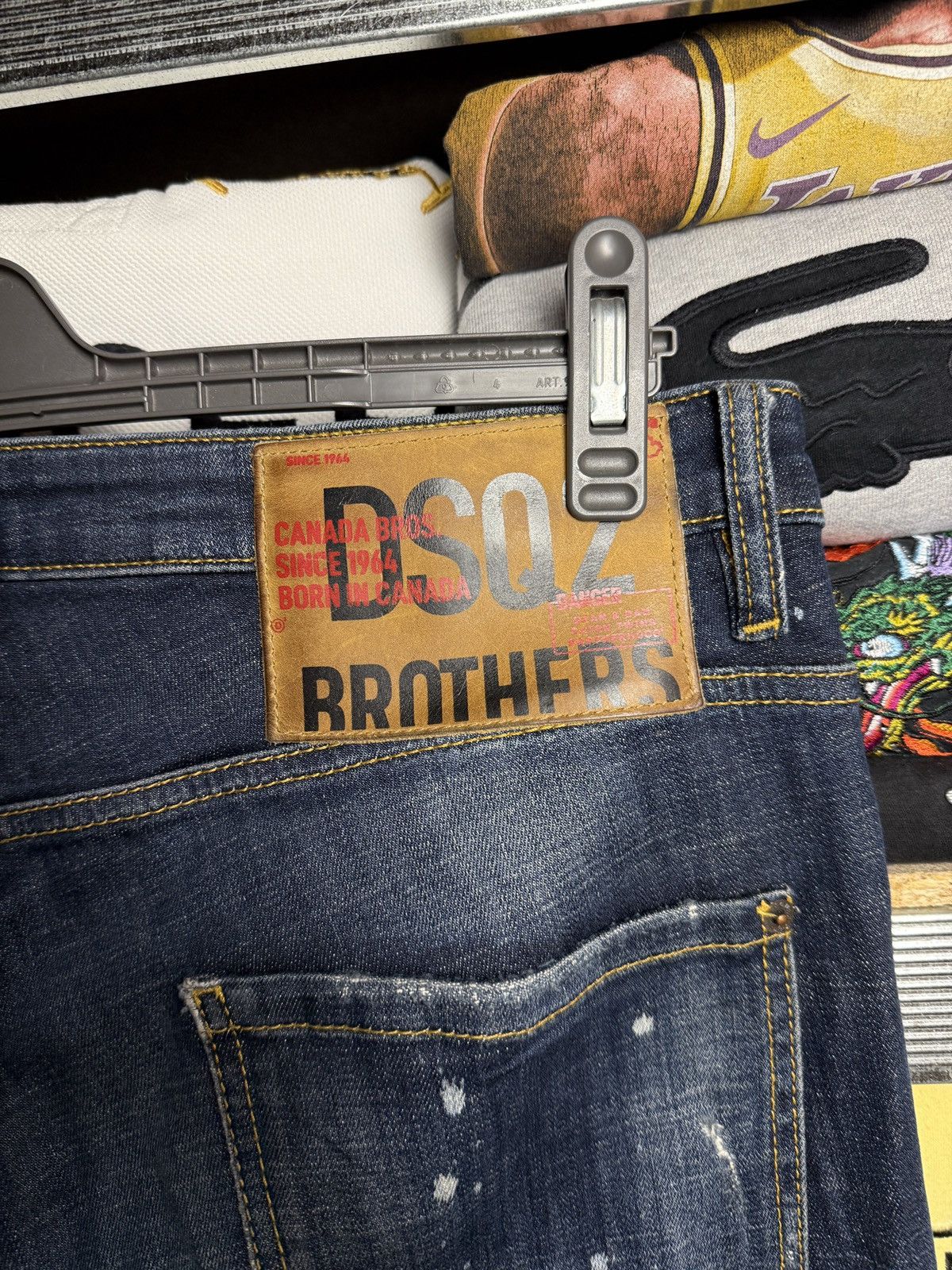 Dsquared2 Vintage Dsquared2 Distressed Raw Denim Pants Y2K Japan Style Size US 36 / EU 52 - 10 Thumbnail