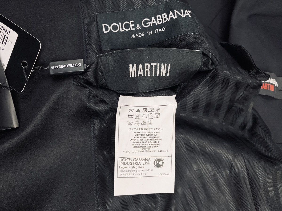Dolce & Gabbana Dolce & Gabbana 🇮🇹 Black Notch Lapel 2btn Martini Tux 56R NWT Size 46R - 7 Thumbnail