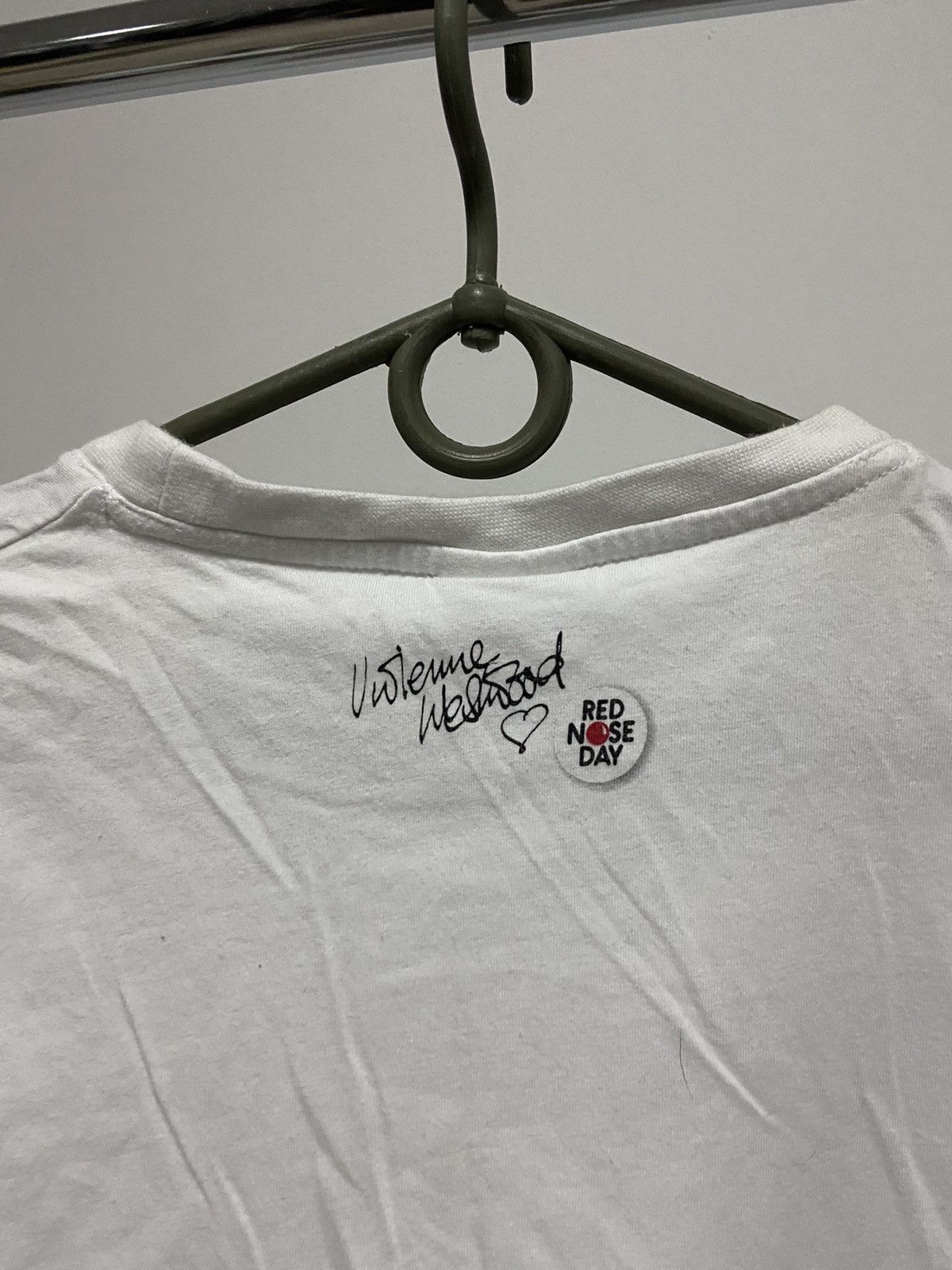Vintage × Vivienne Westwood Vivienne Westwood T Shirt Vintage Red Nose Day big logo Size US S / EU 44-46 / 1 - 4 Thumbnail