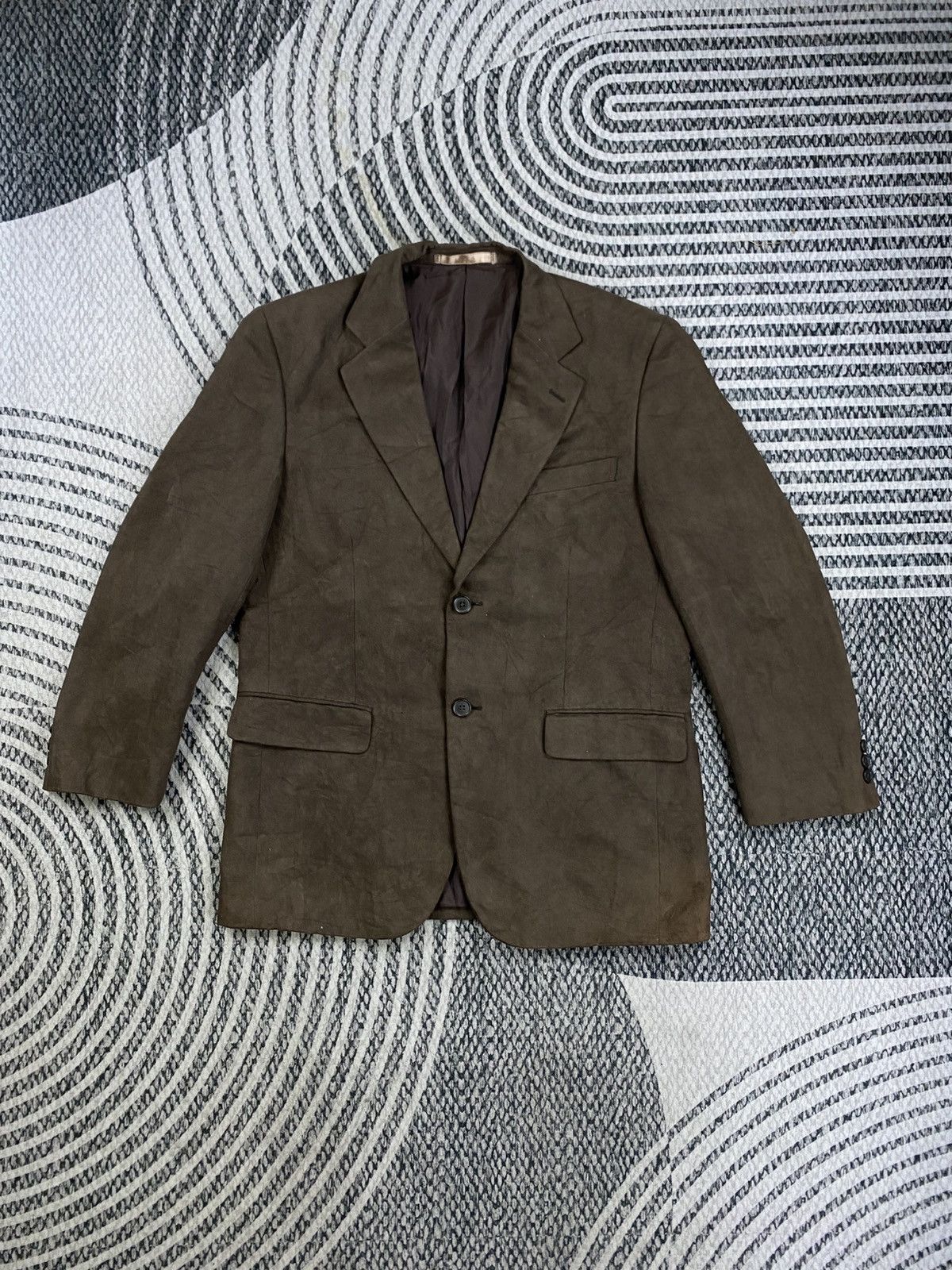 Kansai Yamamoto Vintage Kansai Japan Dark Brown Blazer Jacket Size US M / EU 48-50 / 2 - 1 Thumbnail