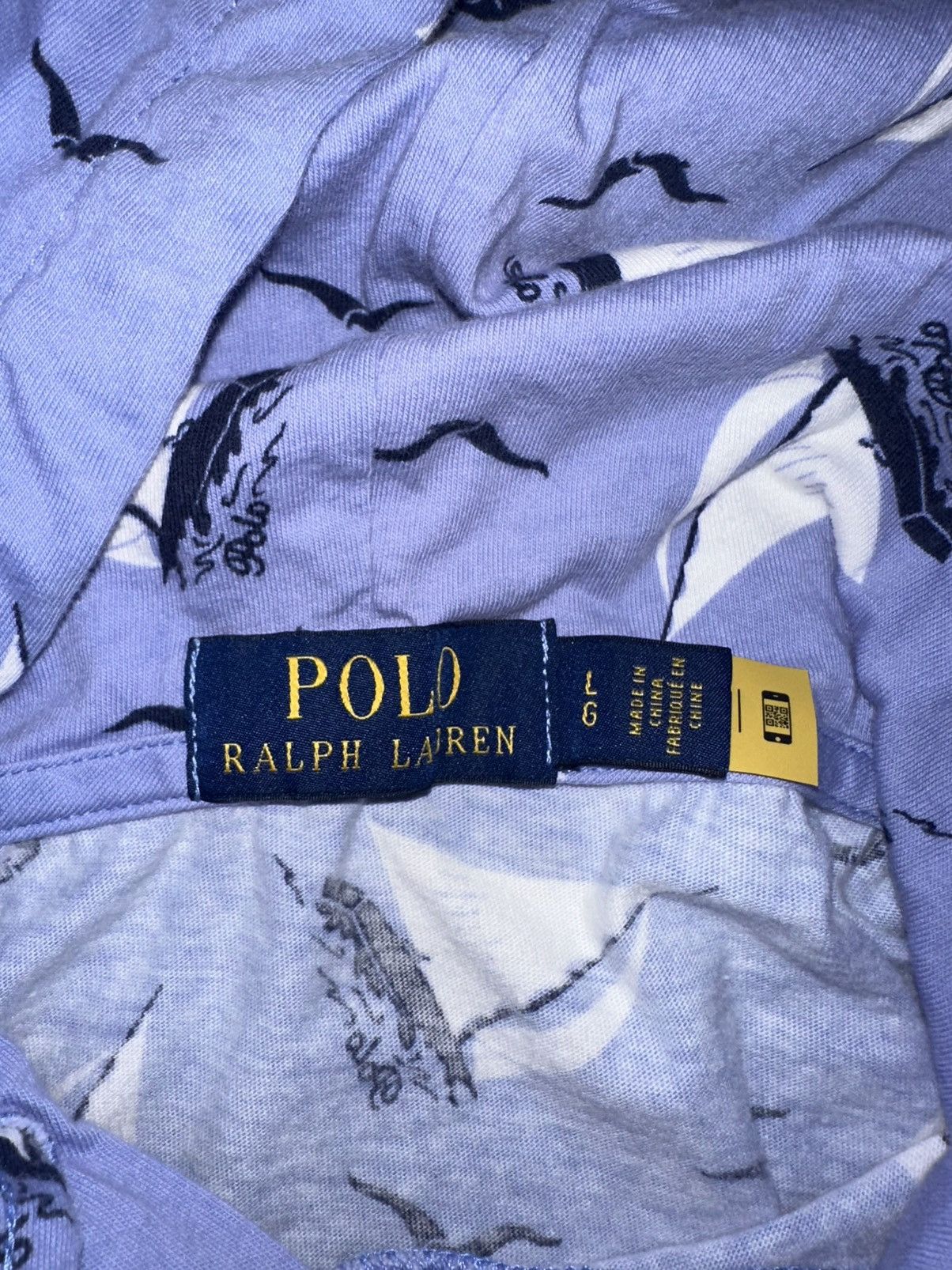 Polo Ralph Lauren Polo Ralph Lauren Polo Bear Sailboats Hoodie Sweatshirt Size US L / EU 52-54 / 3 - 5 Thumbnail